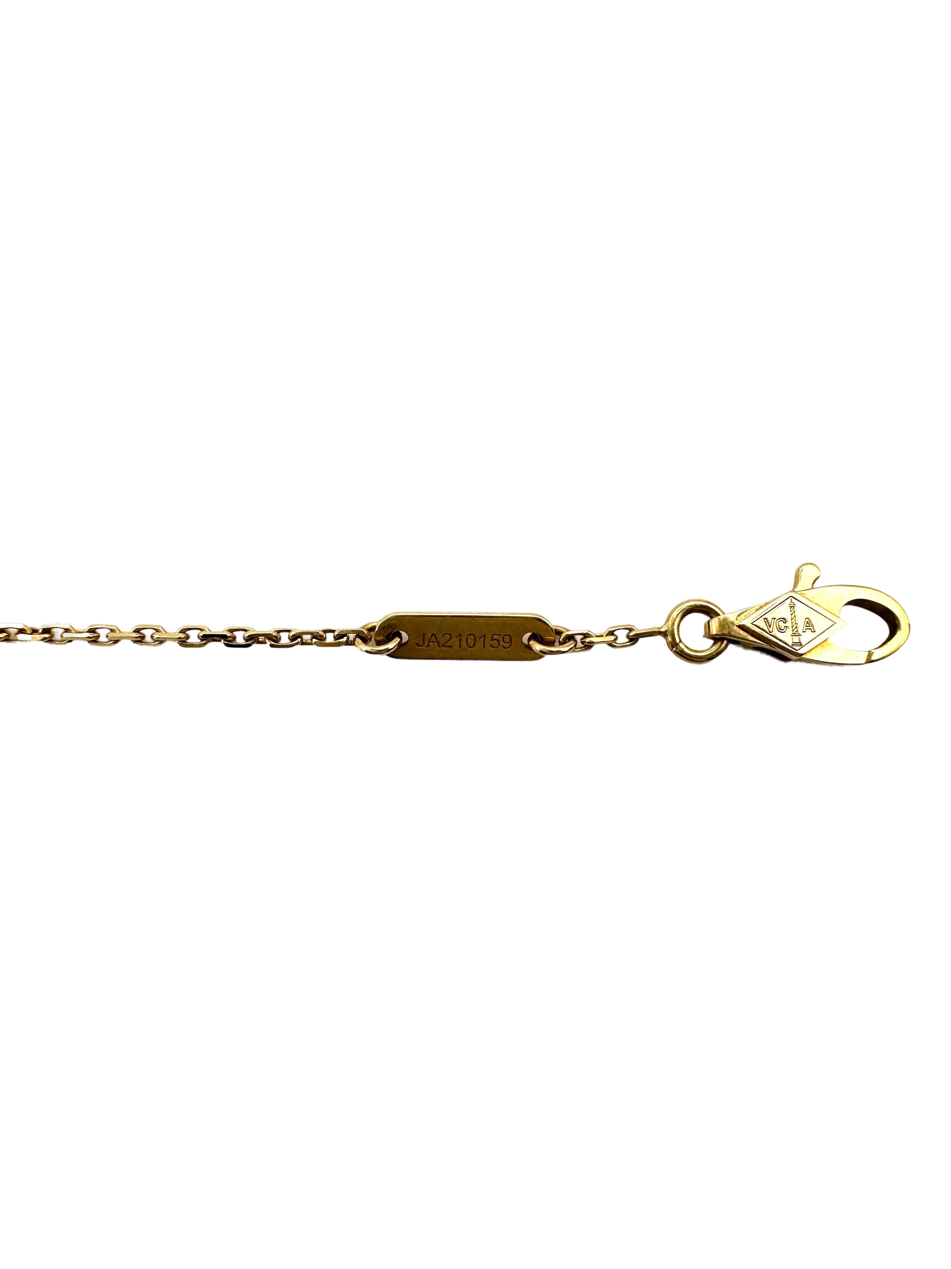 Van Cleef & Arpels White Sweet Alhambra Bracelet VC01