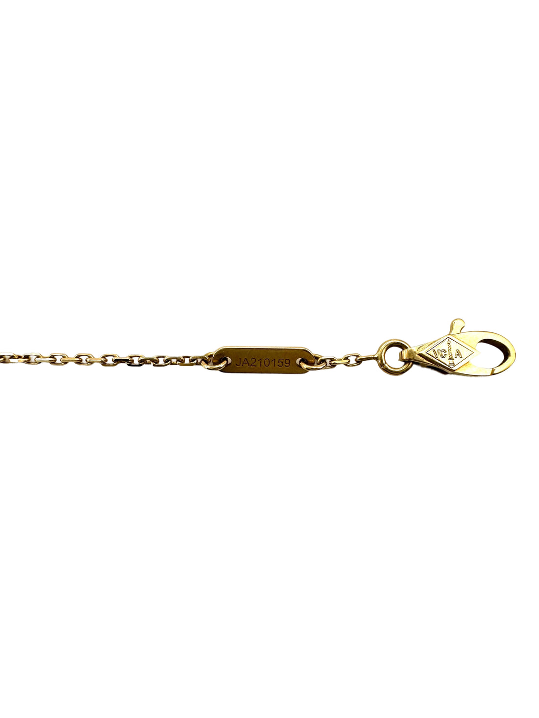 Van Cleef & Arpels White Sweet Alhambra Bracelet VC01