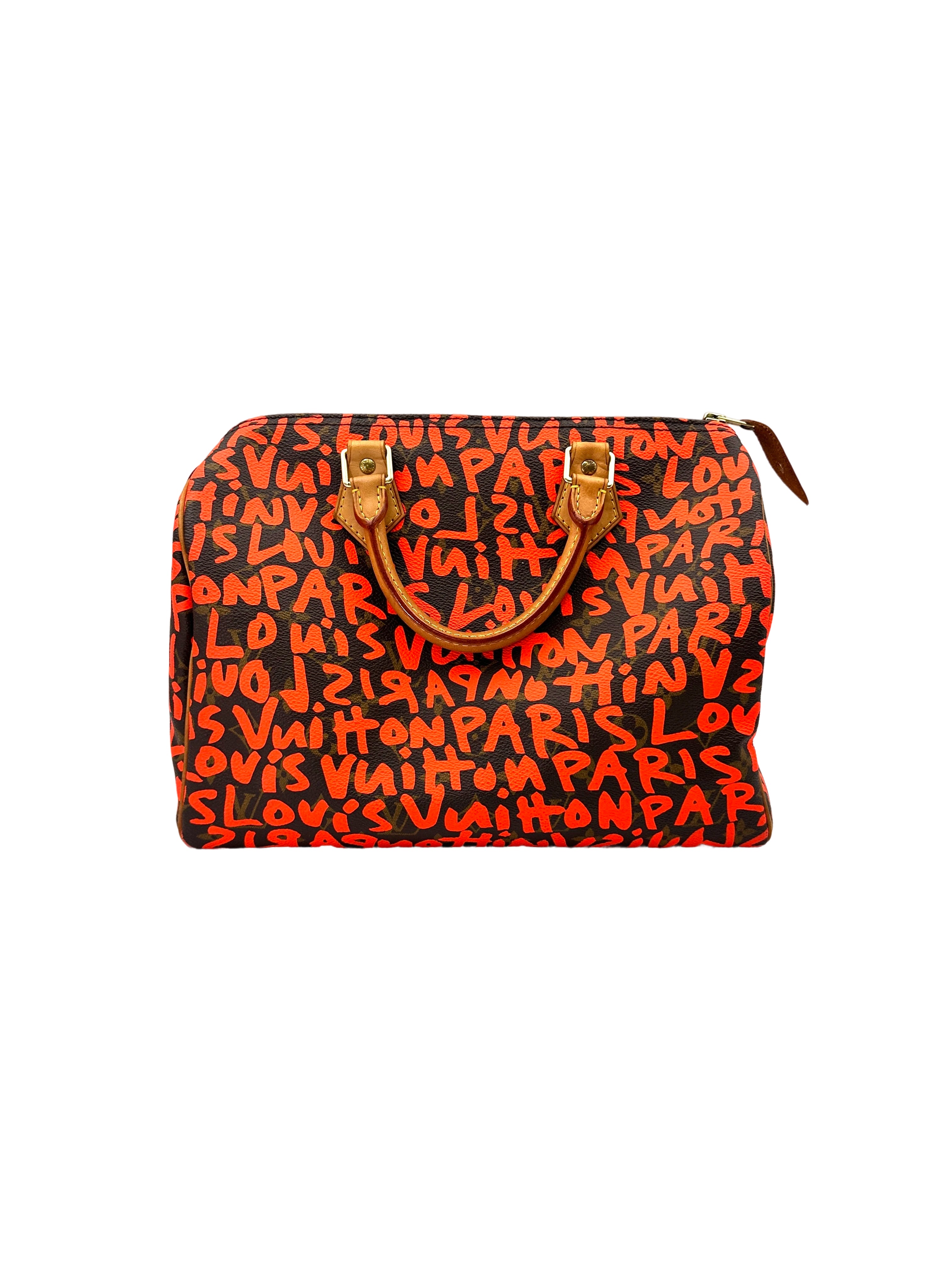 Louis Vuitton x Stephen Sprouse Speedy30 Monogram Graffiti Handle Bag LV2420