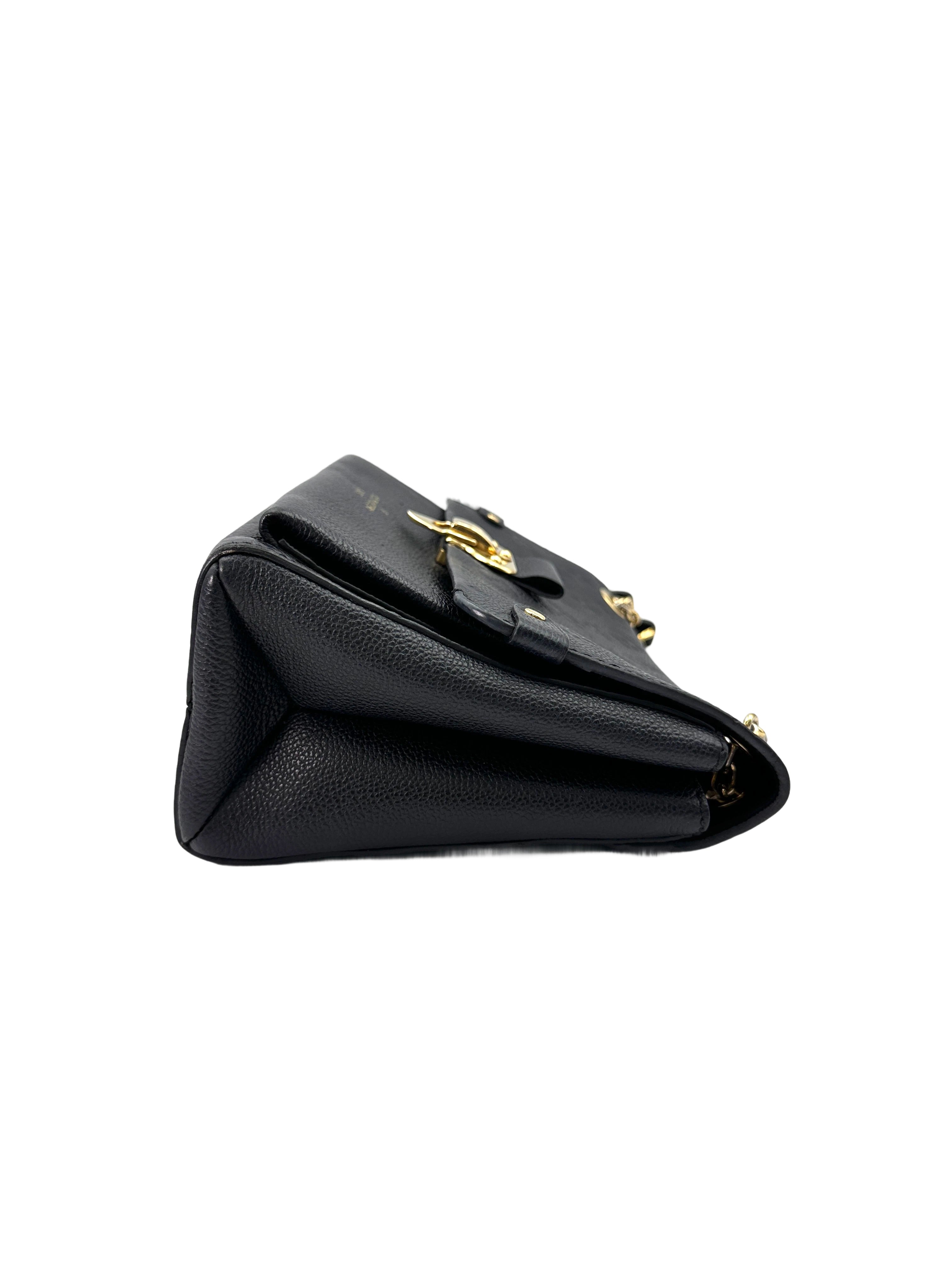 Louis Vuitton Vavin Black Monogram Empreinte Leather Shoulder Bag LV2422
