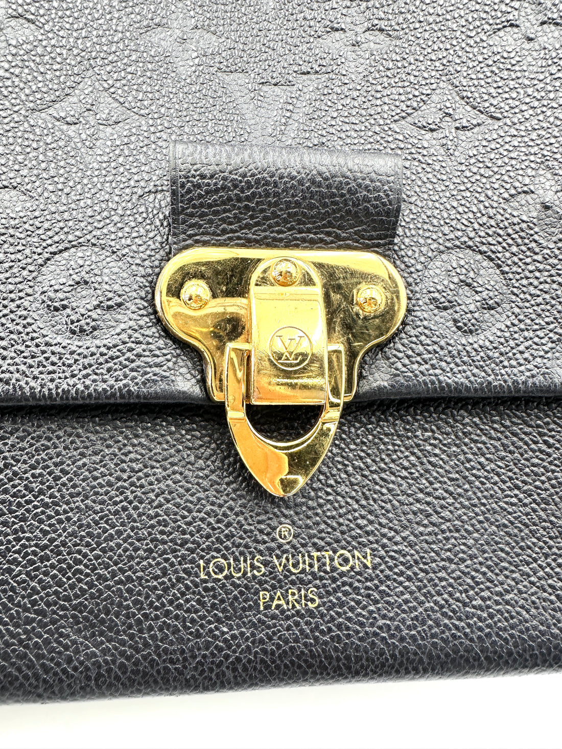 Louis Vuitton Vavin Black Monogram Empreinte Leather Shoulder Bag LV2422
