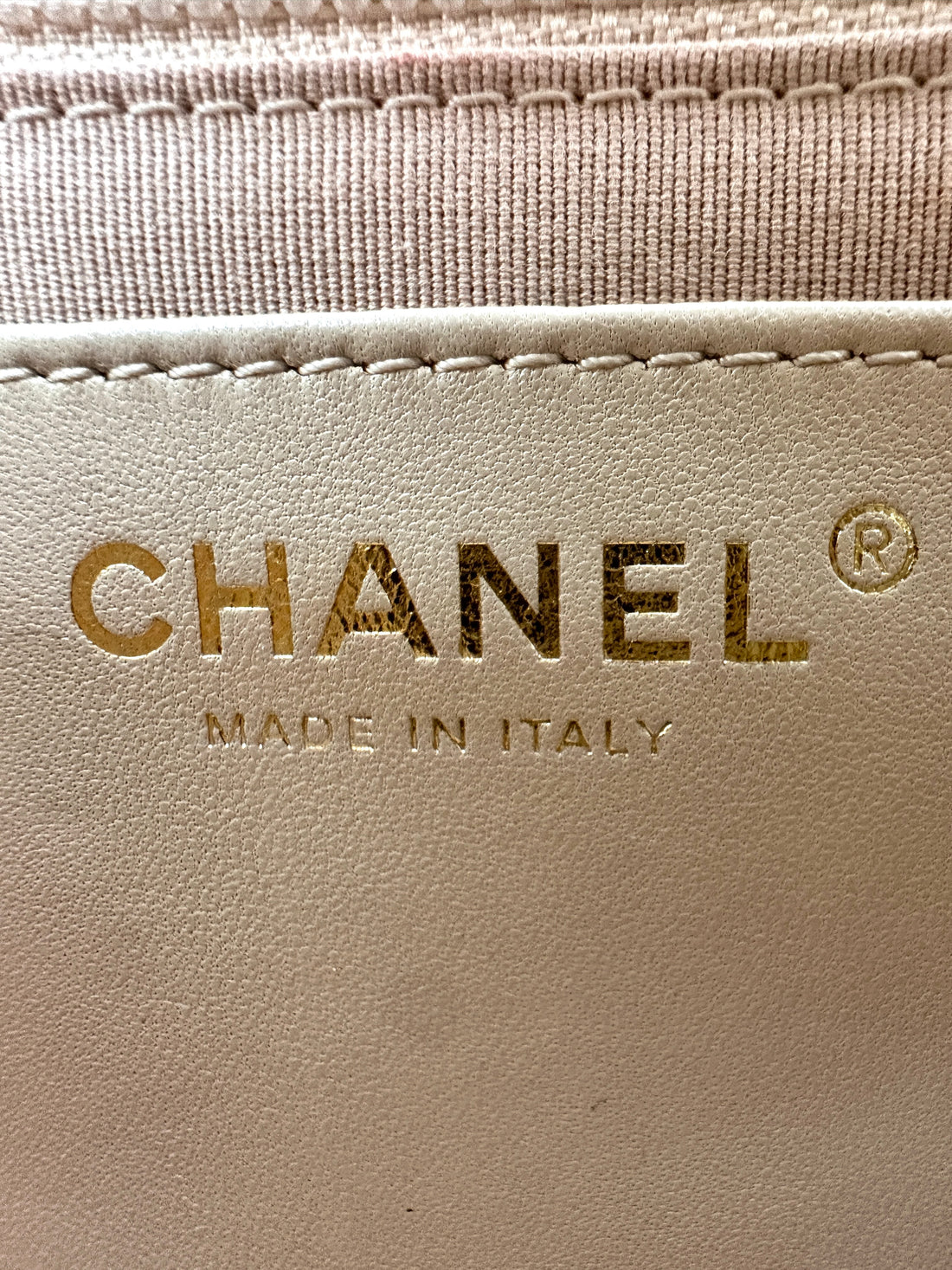 Chanel Funky Town White Quilted Leather Flap Bag With Chunky Chain(TE***9A) IRIS158