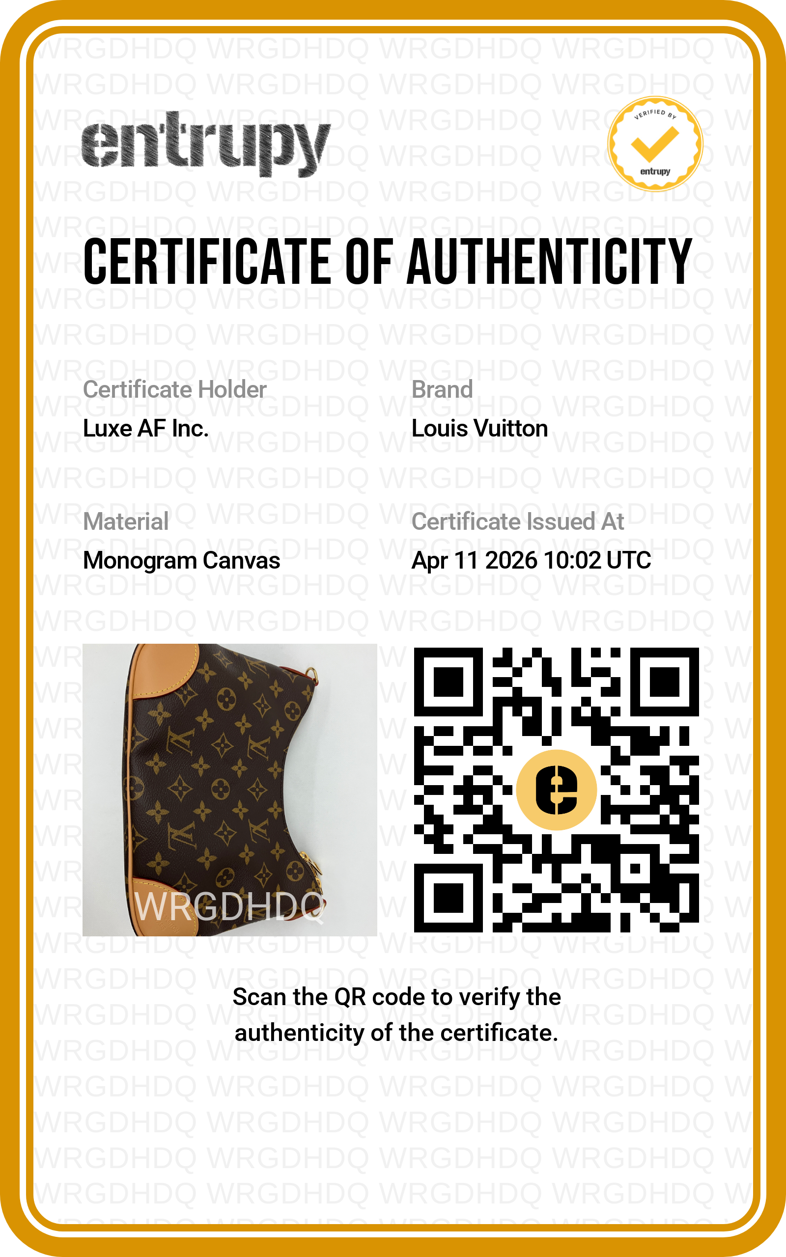 Louis Vuitton Bunlogne Monogram Canvas Shoulder Bag With Brown Cowhide Leather Trim LVD260413