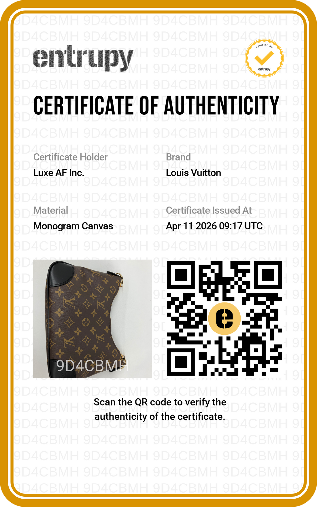 Louis Vuitton Bunlogne Monogram Canvas Shoulder Bag With Black Cowhide Leather Trim LVF260413