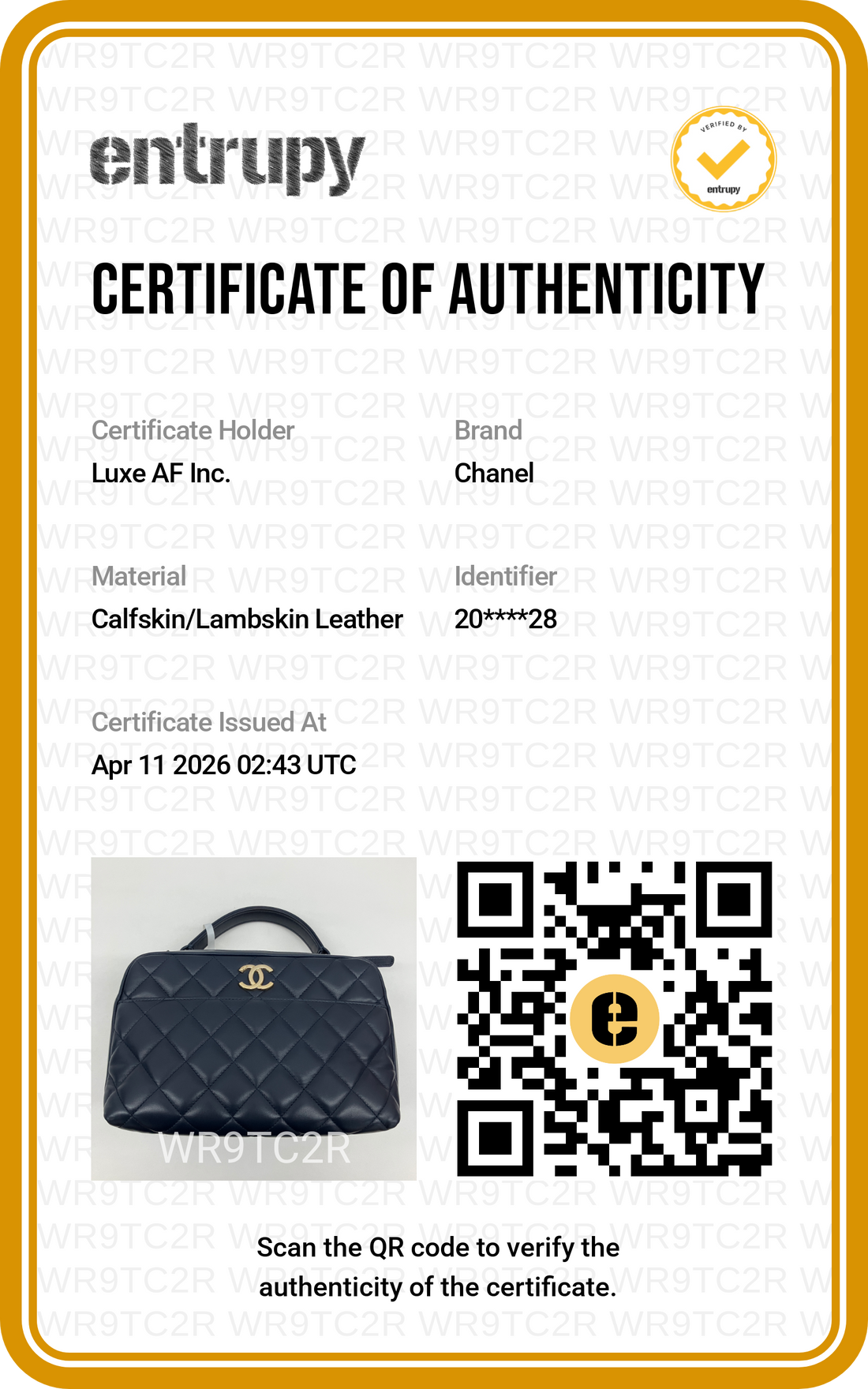 Chanel Trendy CC Navy Quilted Leather Small Size Bowling Bag(20***28) CC1758