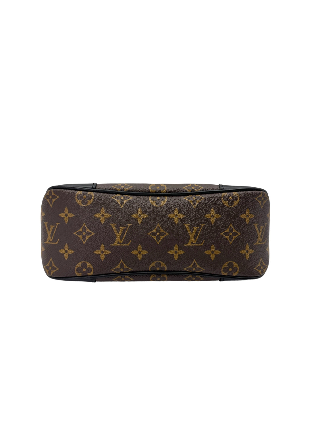Louis Vuitton Bunlogne Monogram Canvas Shoulder Bag With Black Cowhide Leather Trim LVF260420
