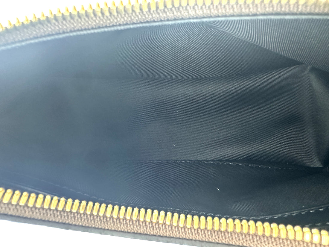 Louis Vuitton Bunlogne Monogram Canvas Shoulder Bag With Black Cowhide Leather Trim LVF260416