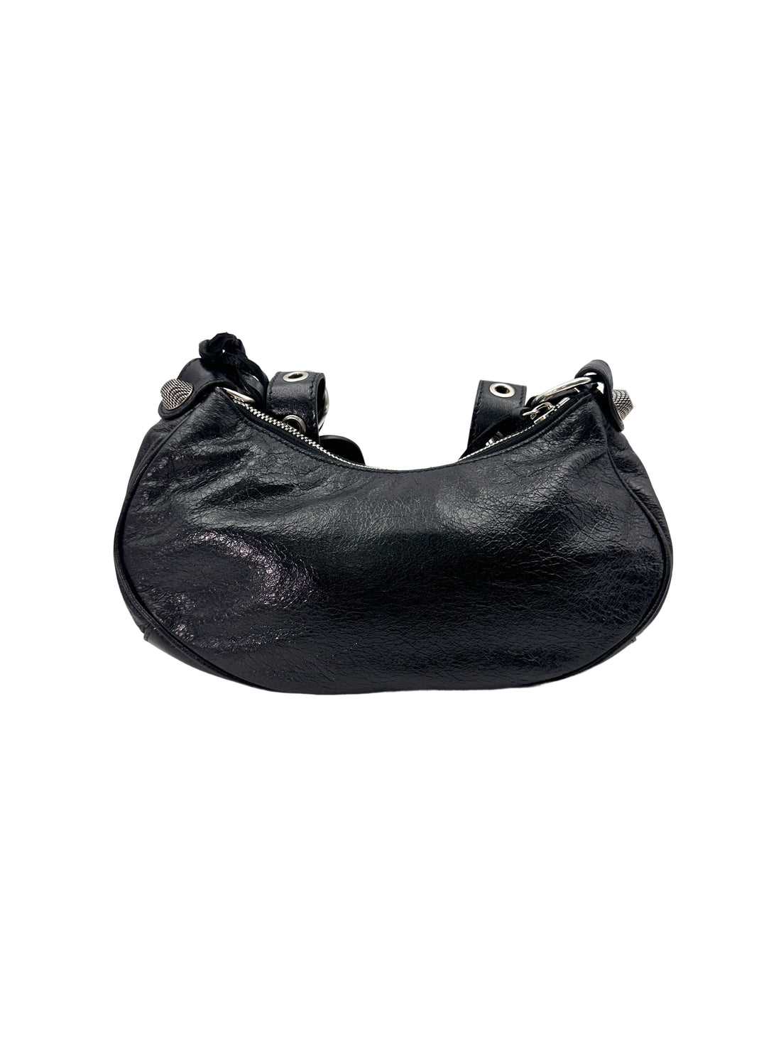 Balenciaga Le Cagole XS Black Leather Shoulder Bag BB63