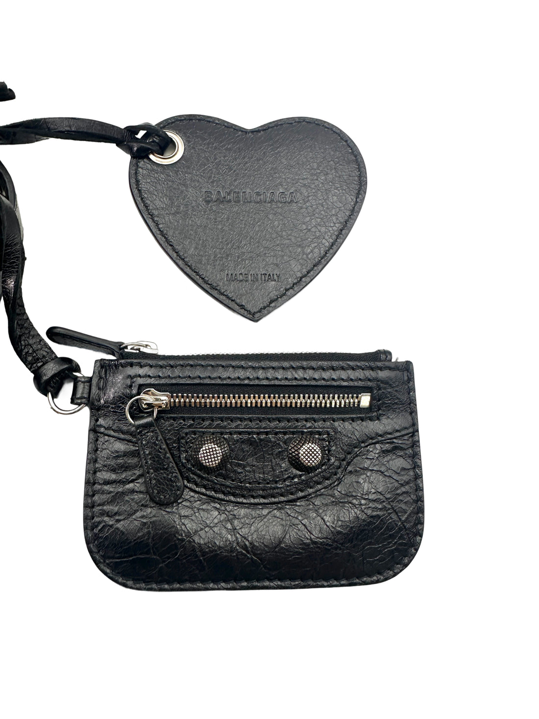 Balenciaga Le Cagole XS Black Leather Shoulder Bag BB63