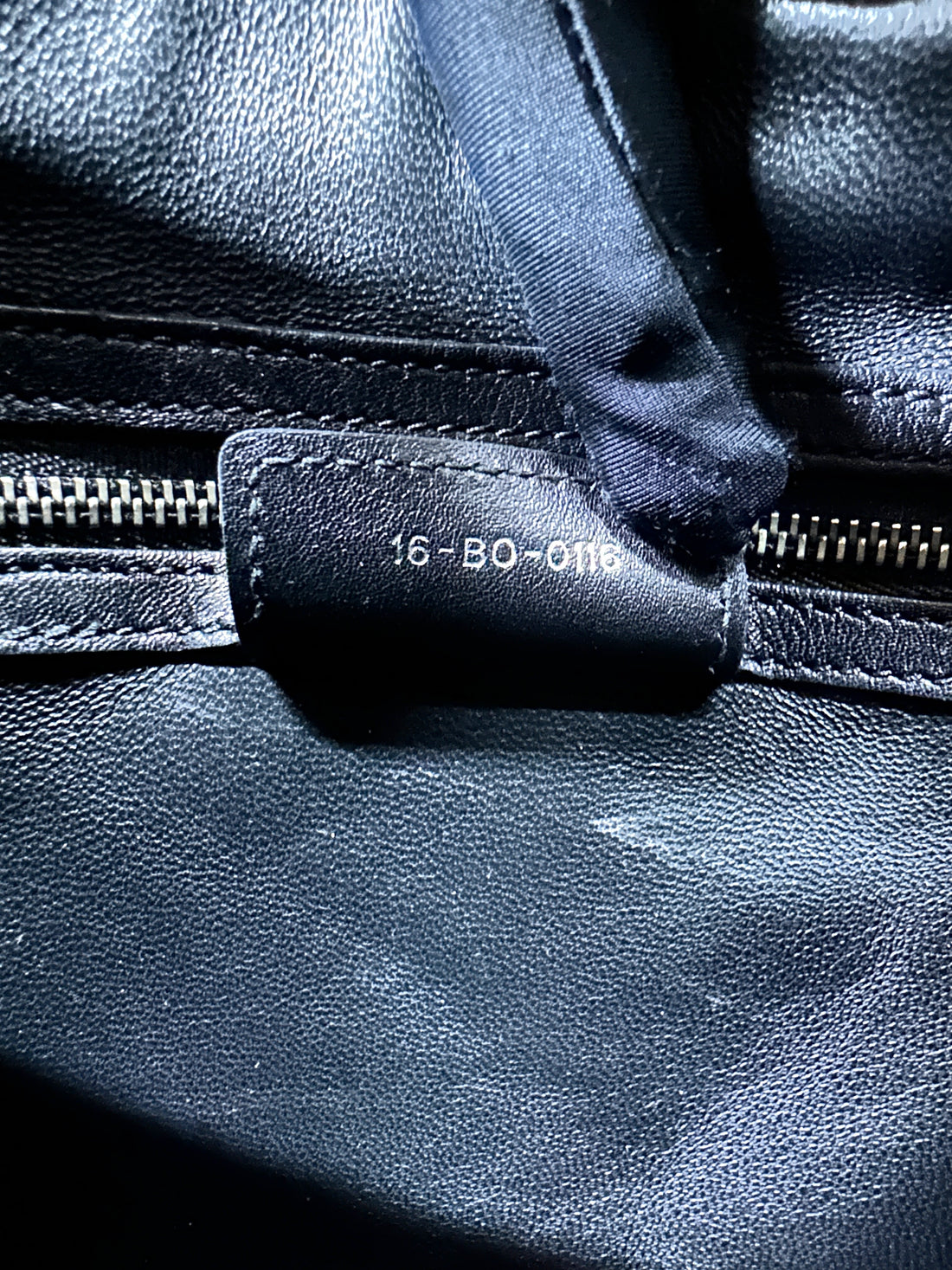 Christian Dior Lady Dior Black Cannage Leather Handle Bag With Silver Charms DR671