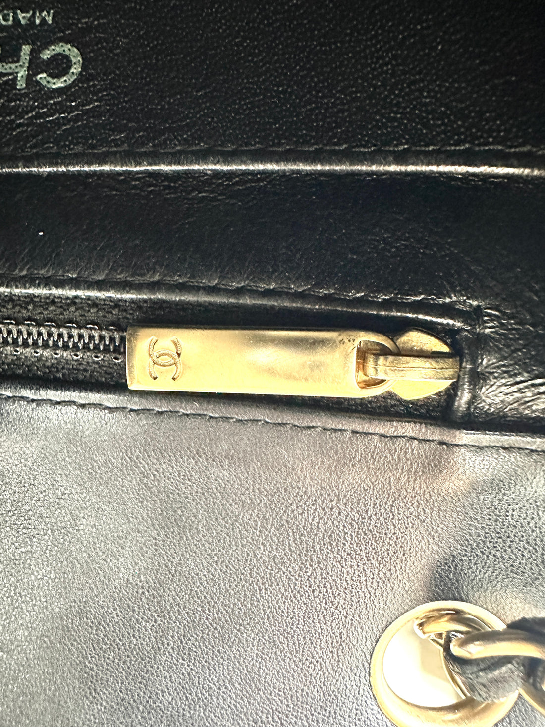 Chanel Mini Square Black Quilted Leather Flap Bag With Gold Buckle(17***91) CC1766