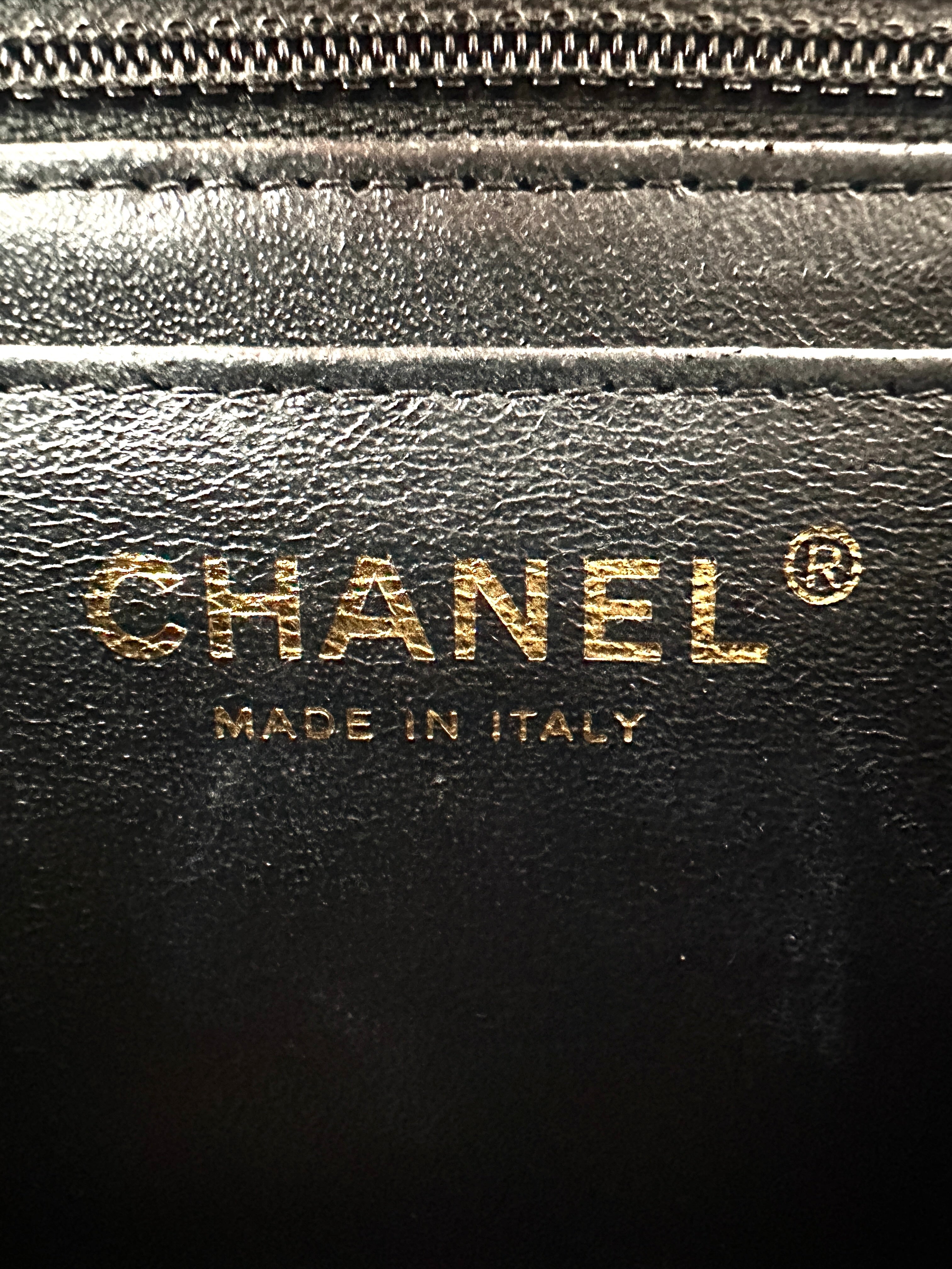 Chanel Mini Square Black Chevron Quilted Leather Flap Bag With Gold Buckle(23***06) CC1768