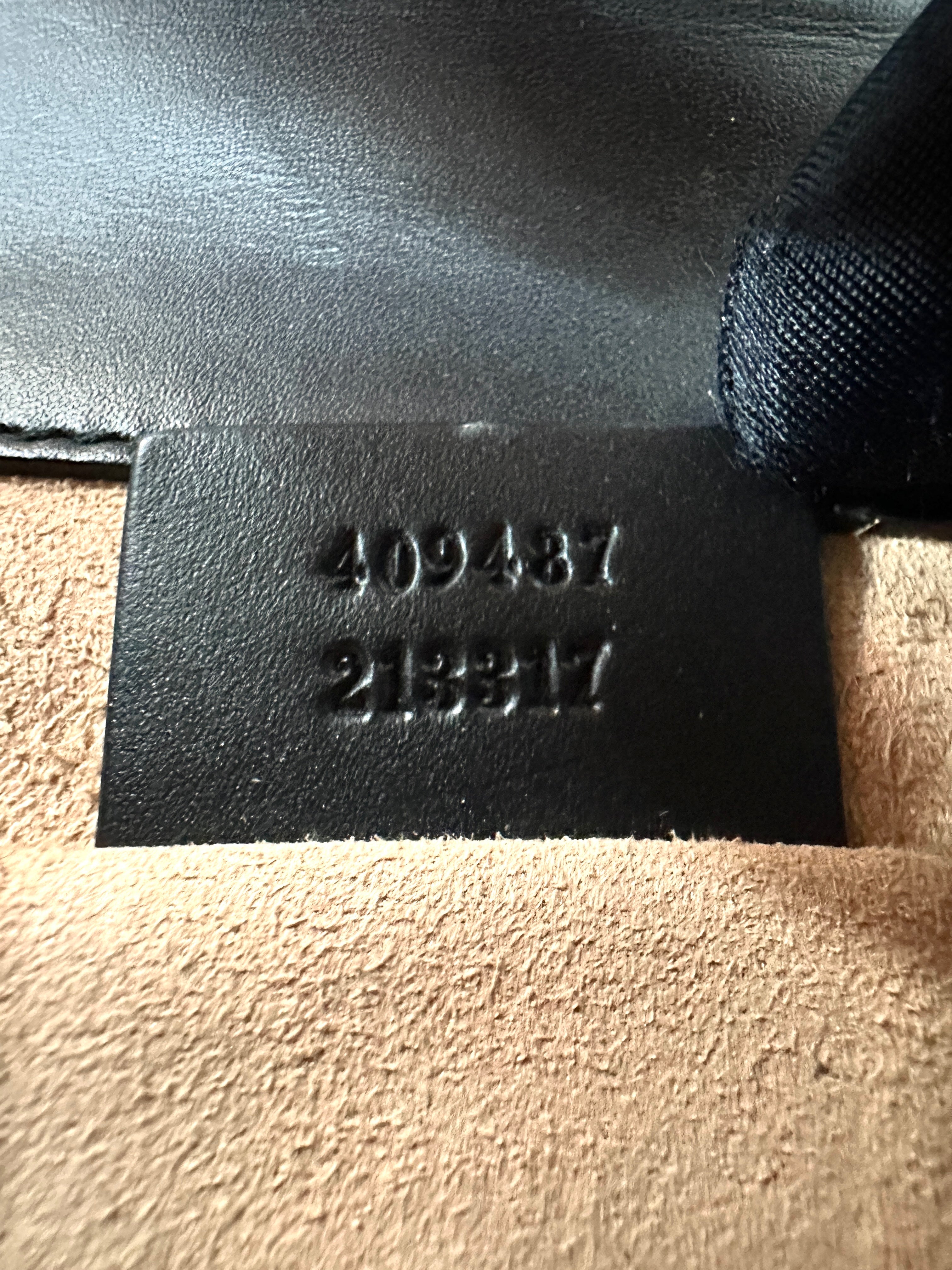 Gucci Padlock GG Guccissima Black Leather Shoulder Bag IRIS161