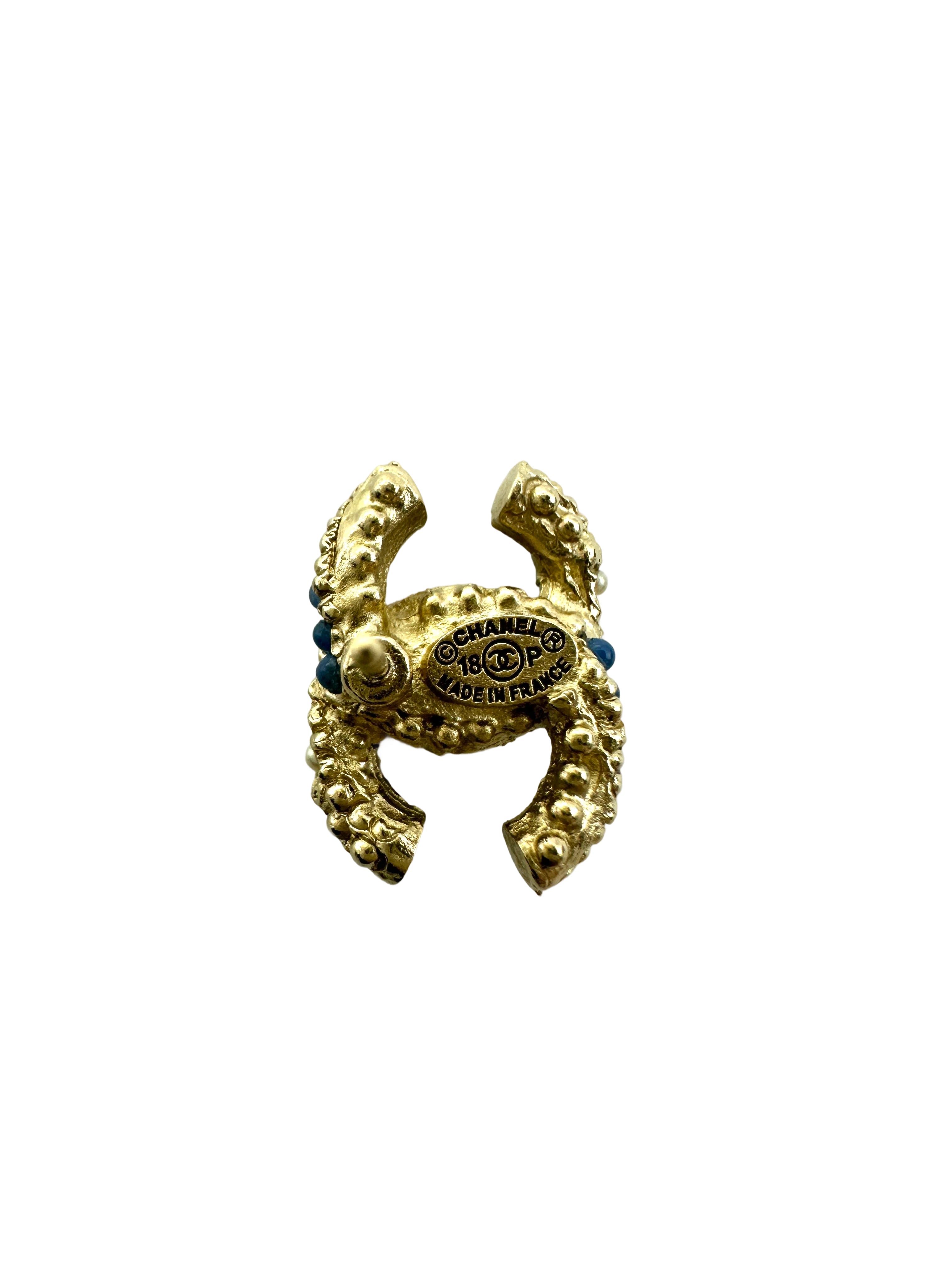 Chanel CC Logo Crystal Stud Earrings CC1769
