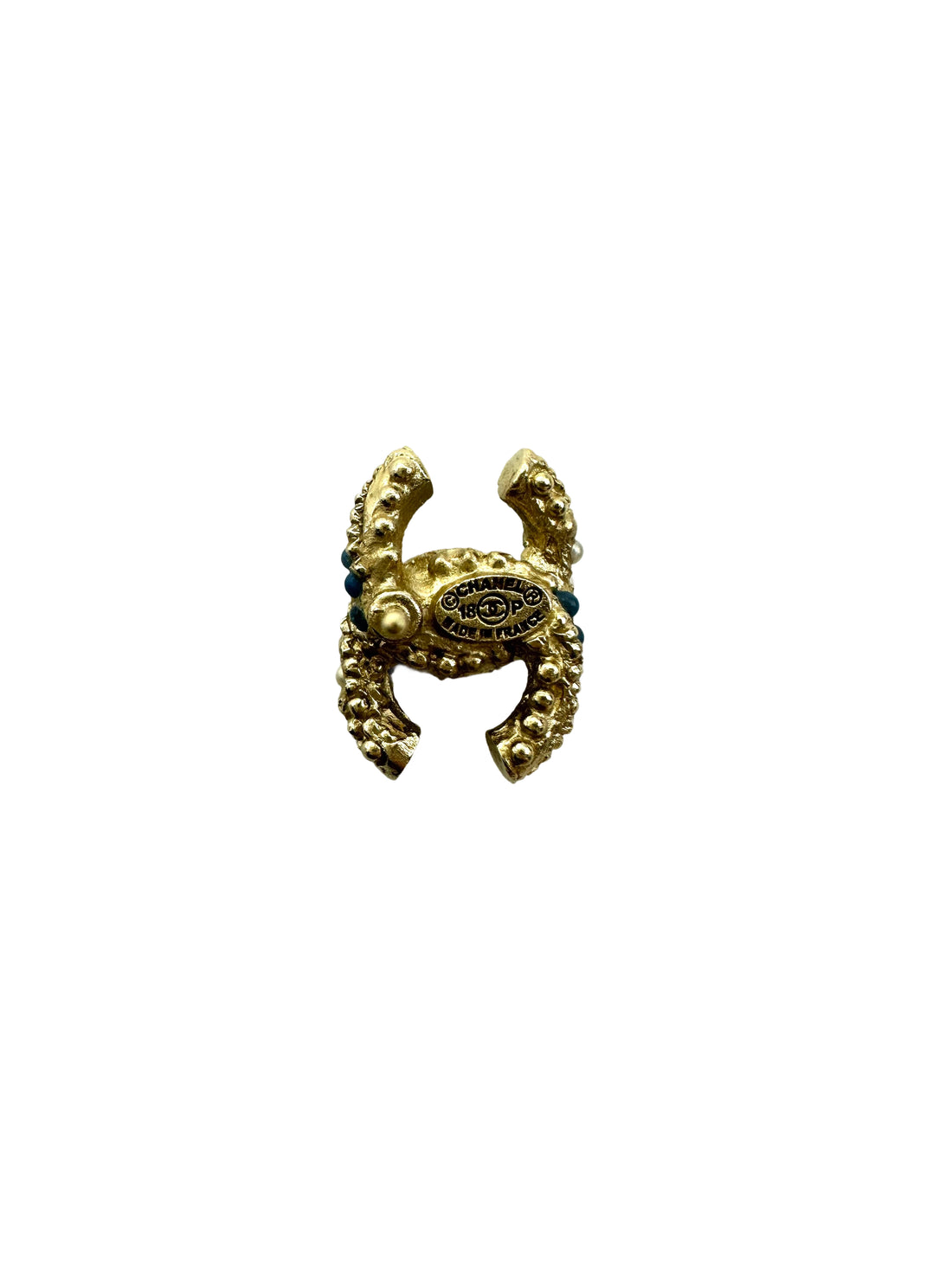 Chanel CC Logo Crystal Stud Earrings CC1769