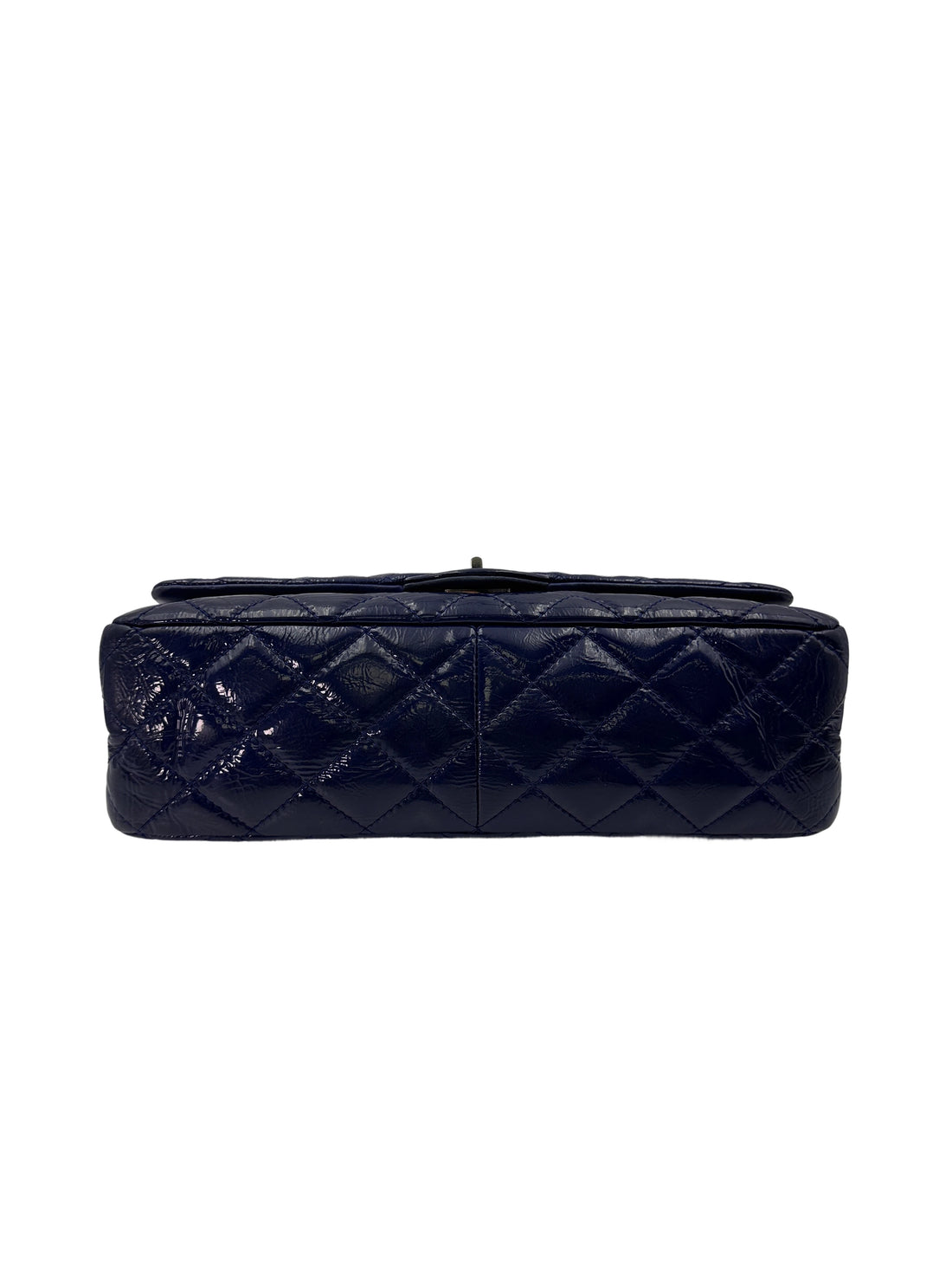 Chanel 2.55 Reissue Navy Quiltted Patent Leather Flap Bag(14***58) CC1771