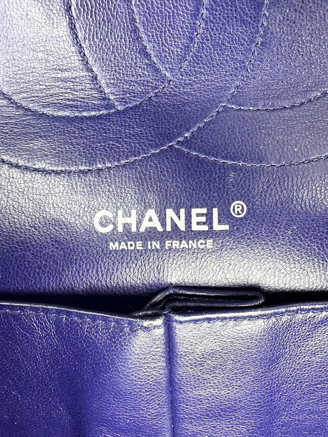 Chanel 2.55 Reissue Navy Quiltted Patent Leather Flap Bag(14***58) CC1771