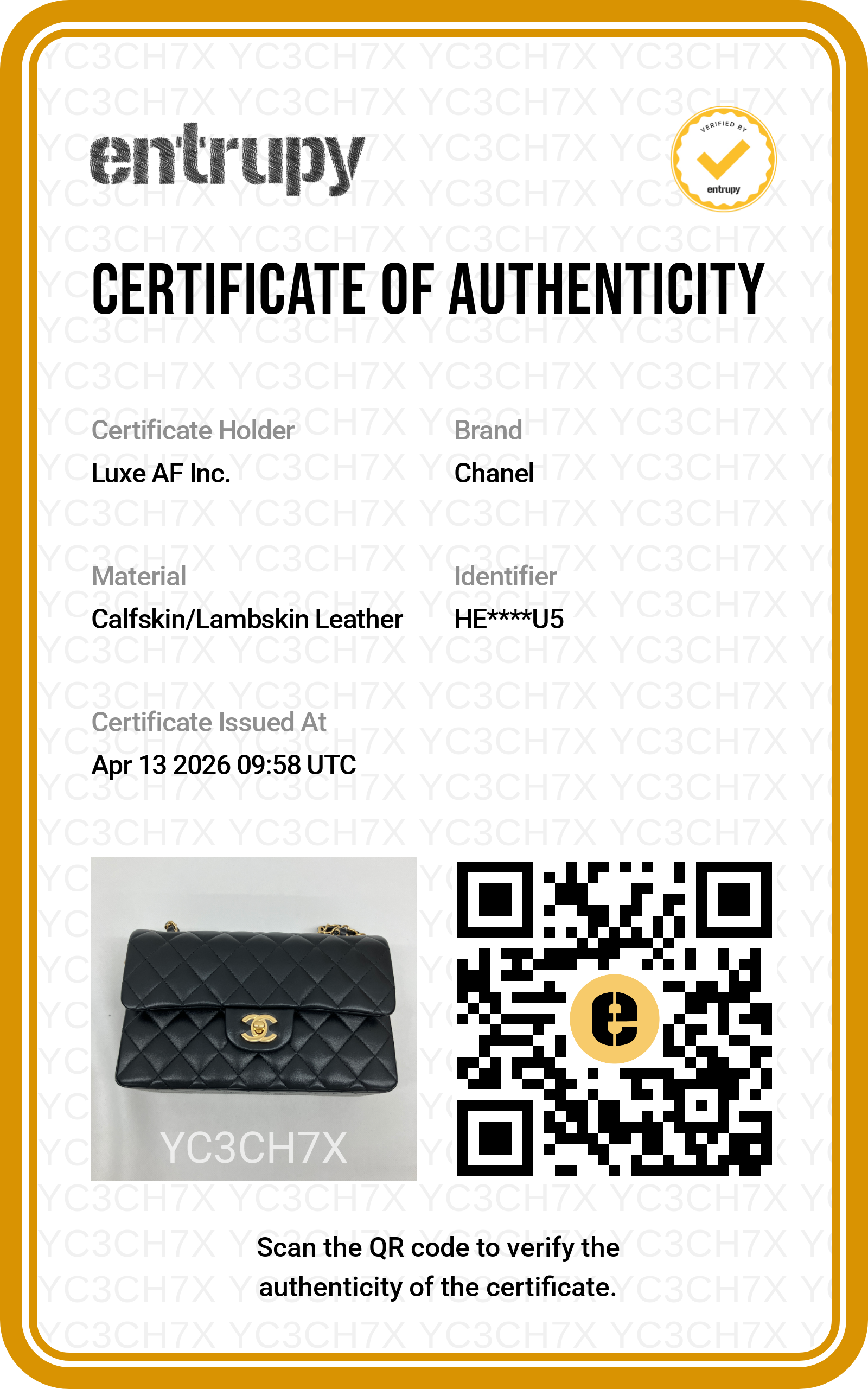 Chanel Classic Flap Black Quilted Leather Shoulder Bag With Gold Buckle(HE***U5) CC1775