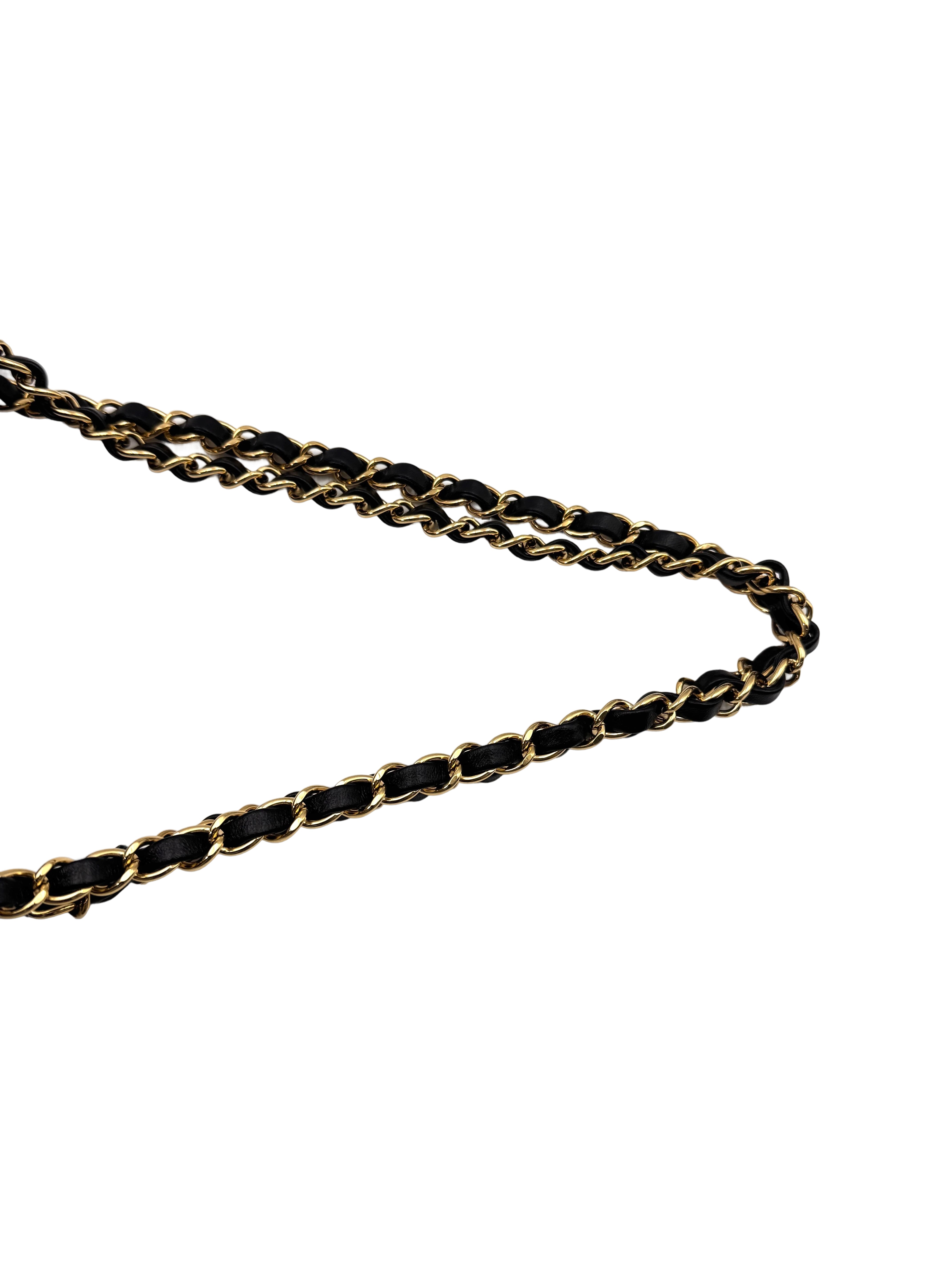 Chanel Classic Flap Black Quilted Leather Shoulder Bag With Gold Buckle(HE***U5) CC1775
