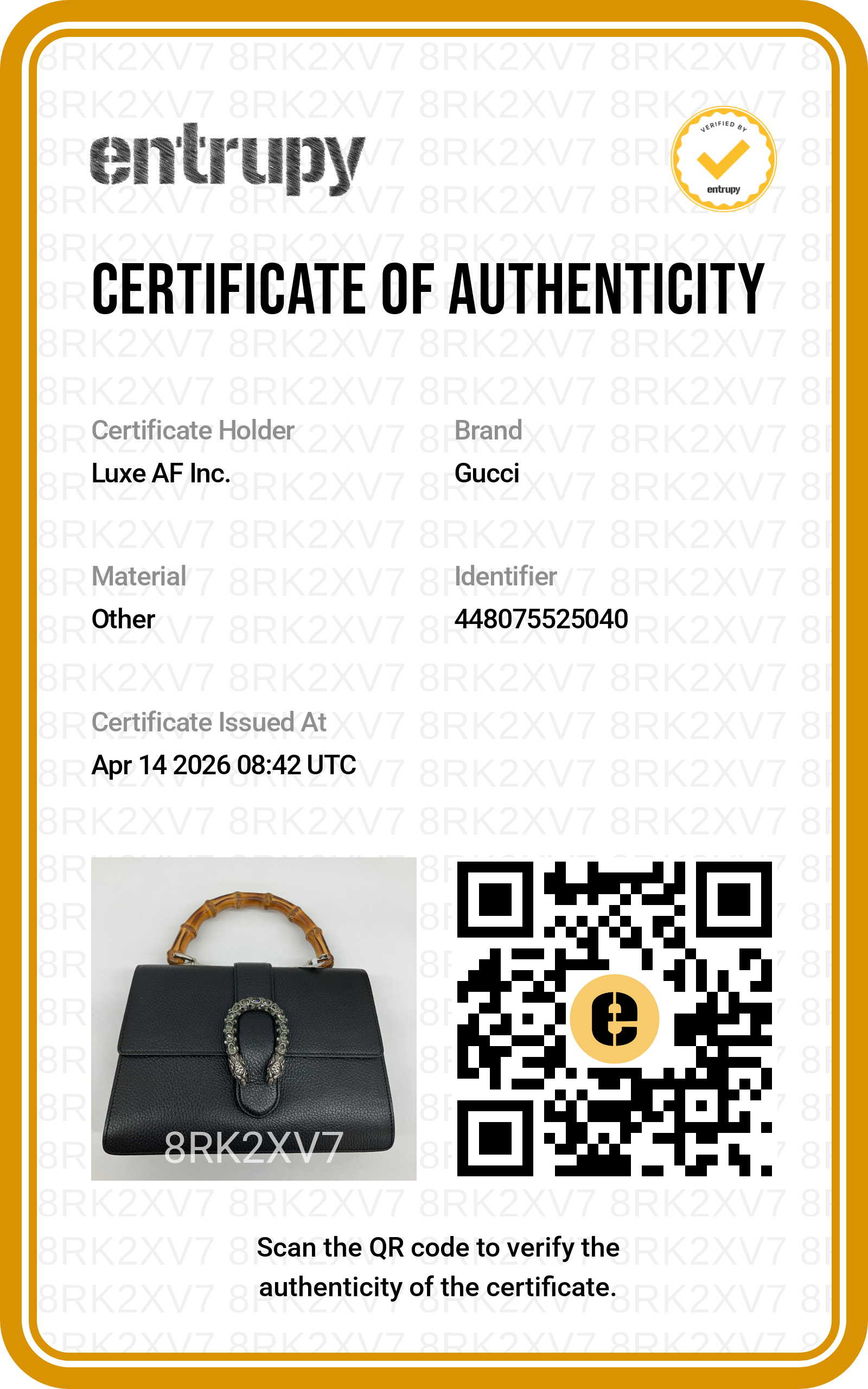 Gucci Dionysus Black Leather Bamboo Top Handle Bag GG845