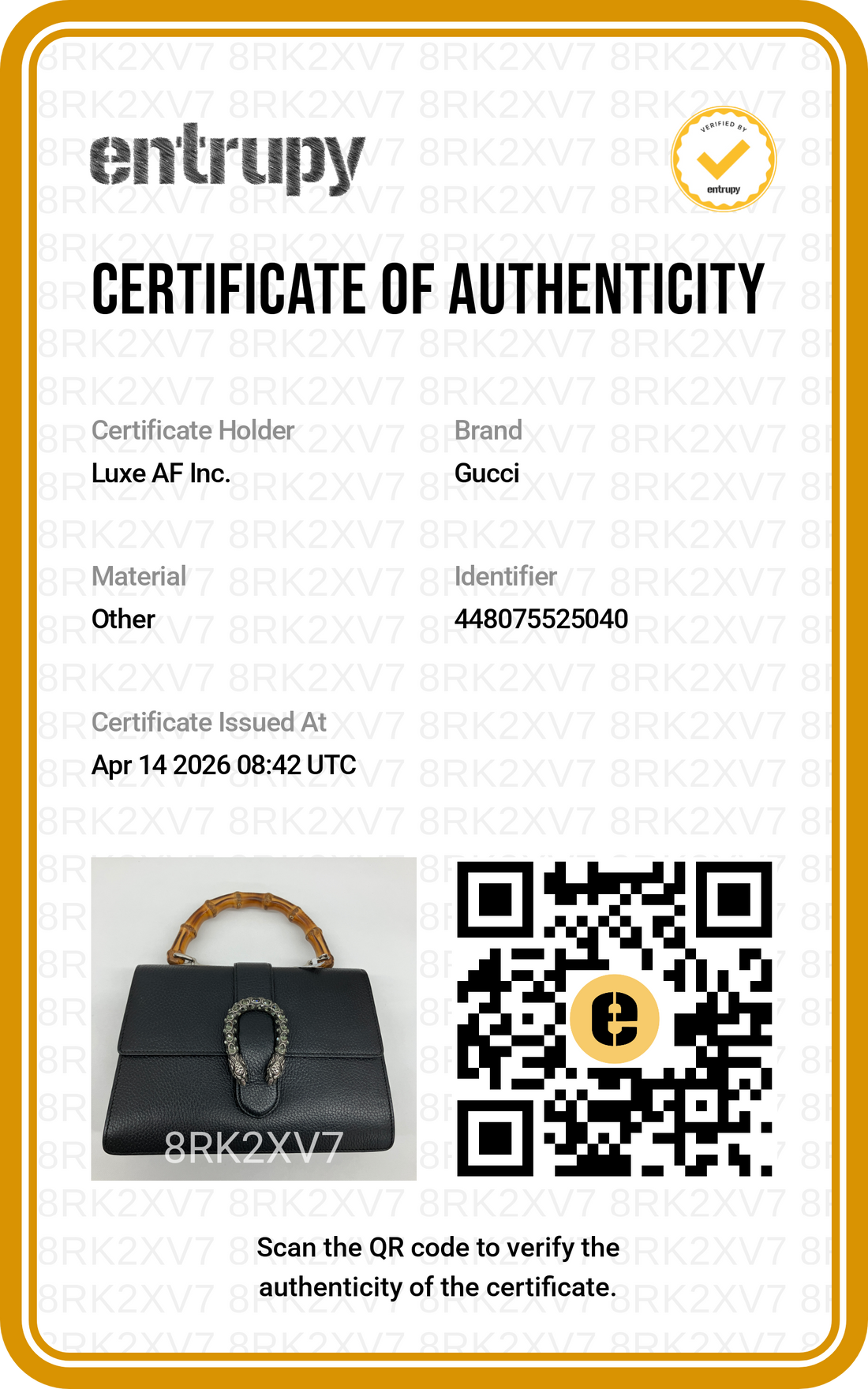 Gucci Dionysus Black Leather Bamboo Top Handle Bag GG845