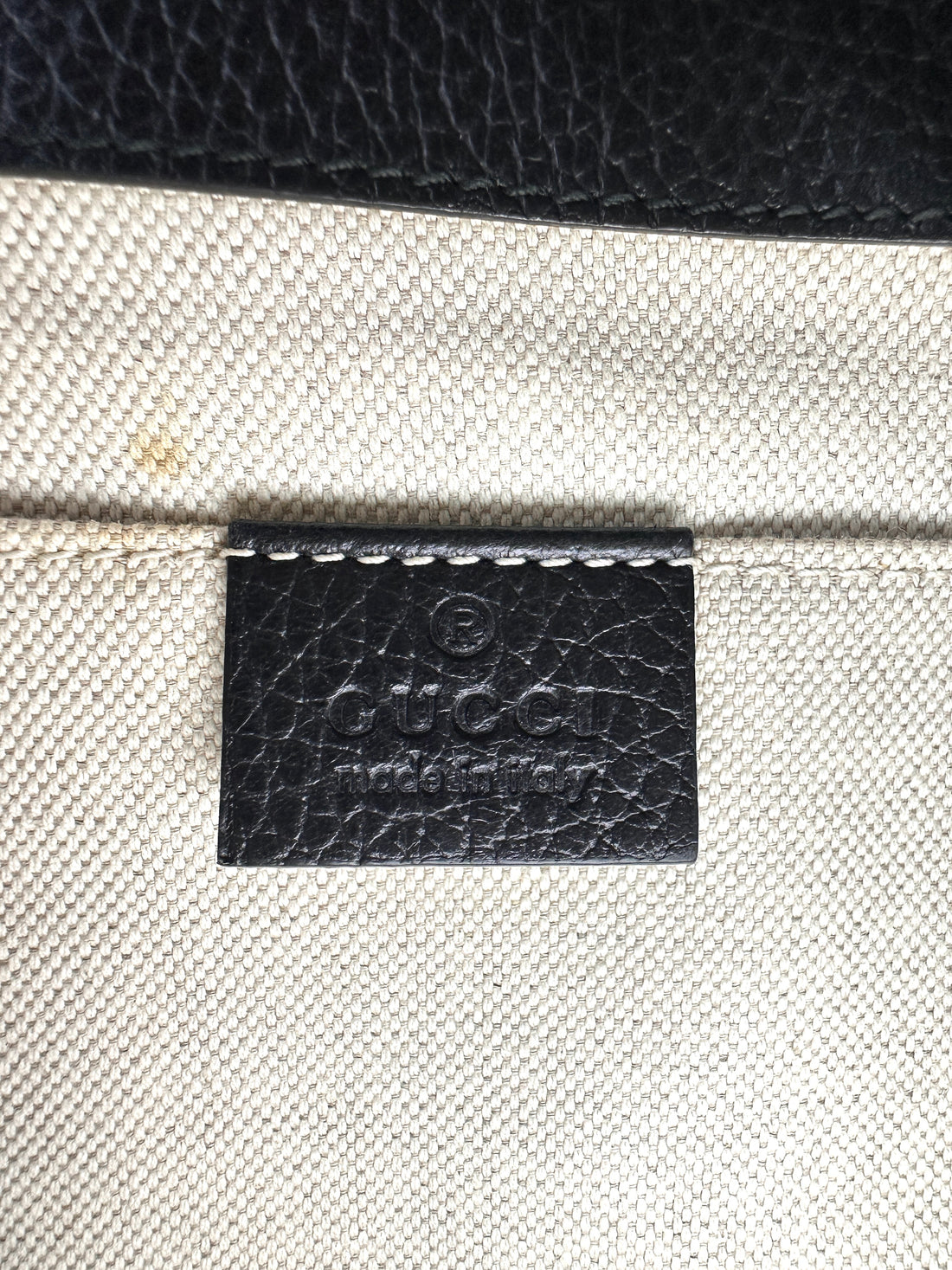 Gucci Dionysus Black Leather Bamboo Top Handle Bag GG845