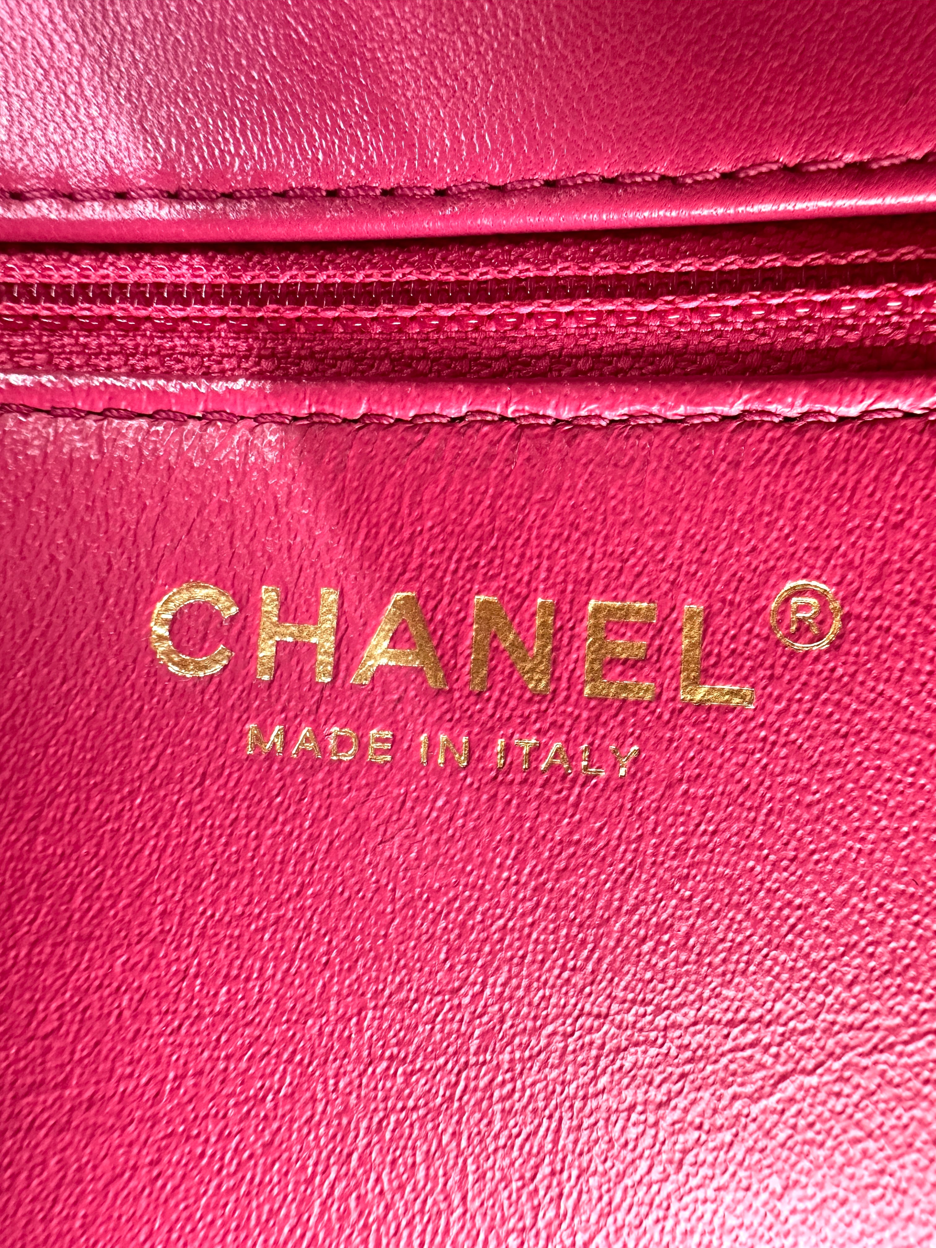 Chanel Trendy CC Pink Chevron Quilted Lambskin Flap Bag With Gold Hardware(27***30) IRIS157
