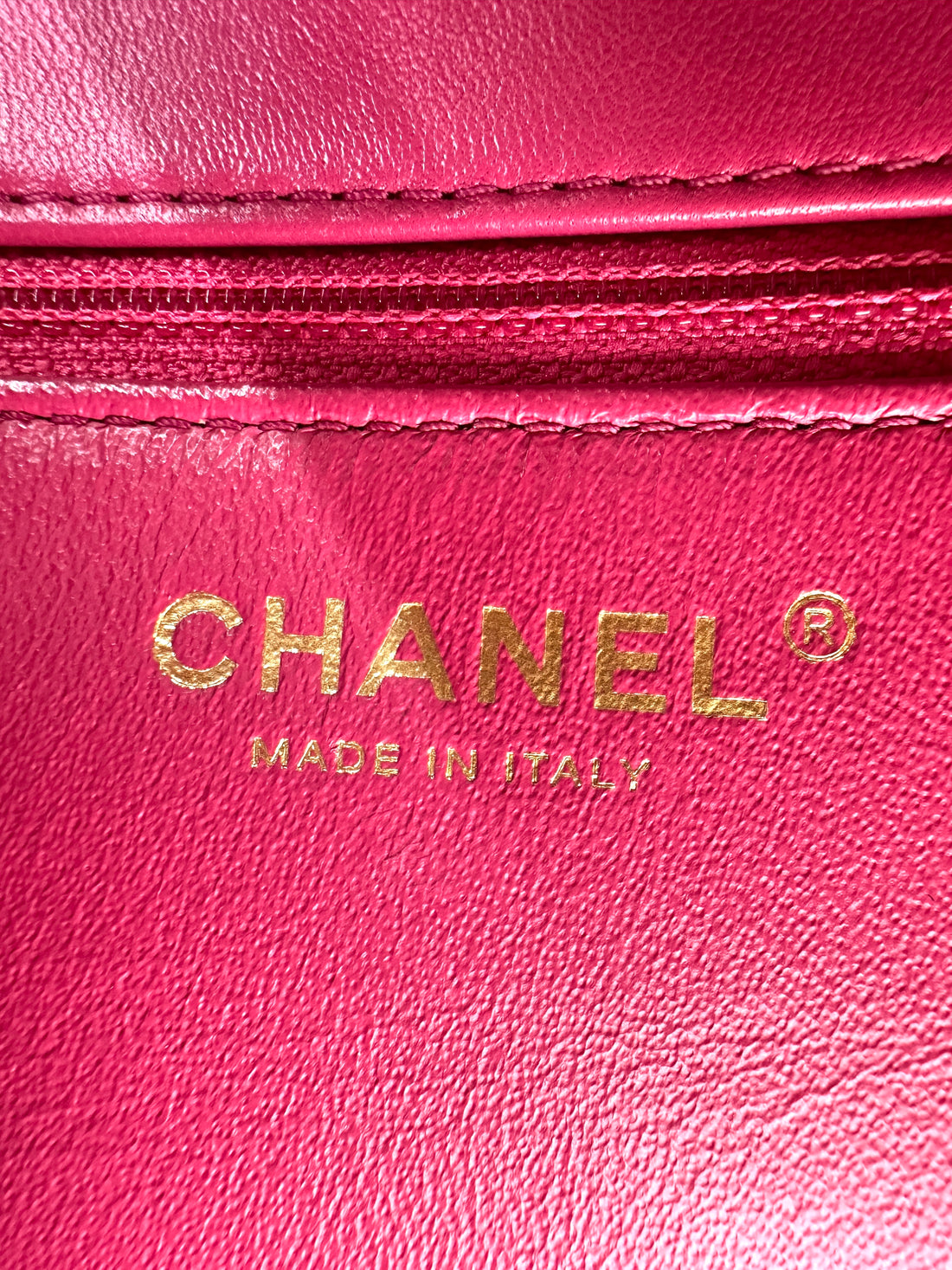Chanel Trendy CC Pink Chevron Quilted Lambskin Flap Bag With Gold Hardware(27***30) IRIS157