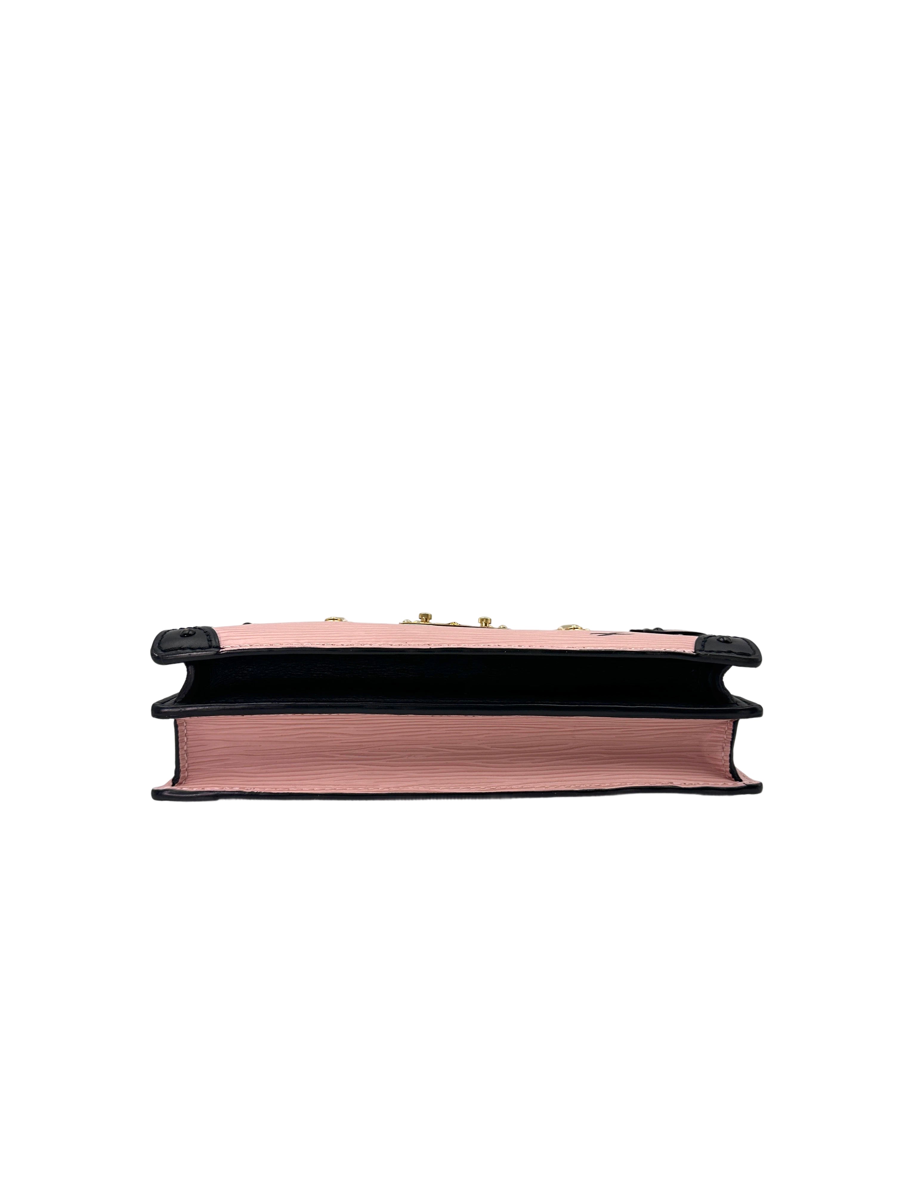 Louis Vuitton Pink Epi Leather Trunk Clutch LV2429