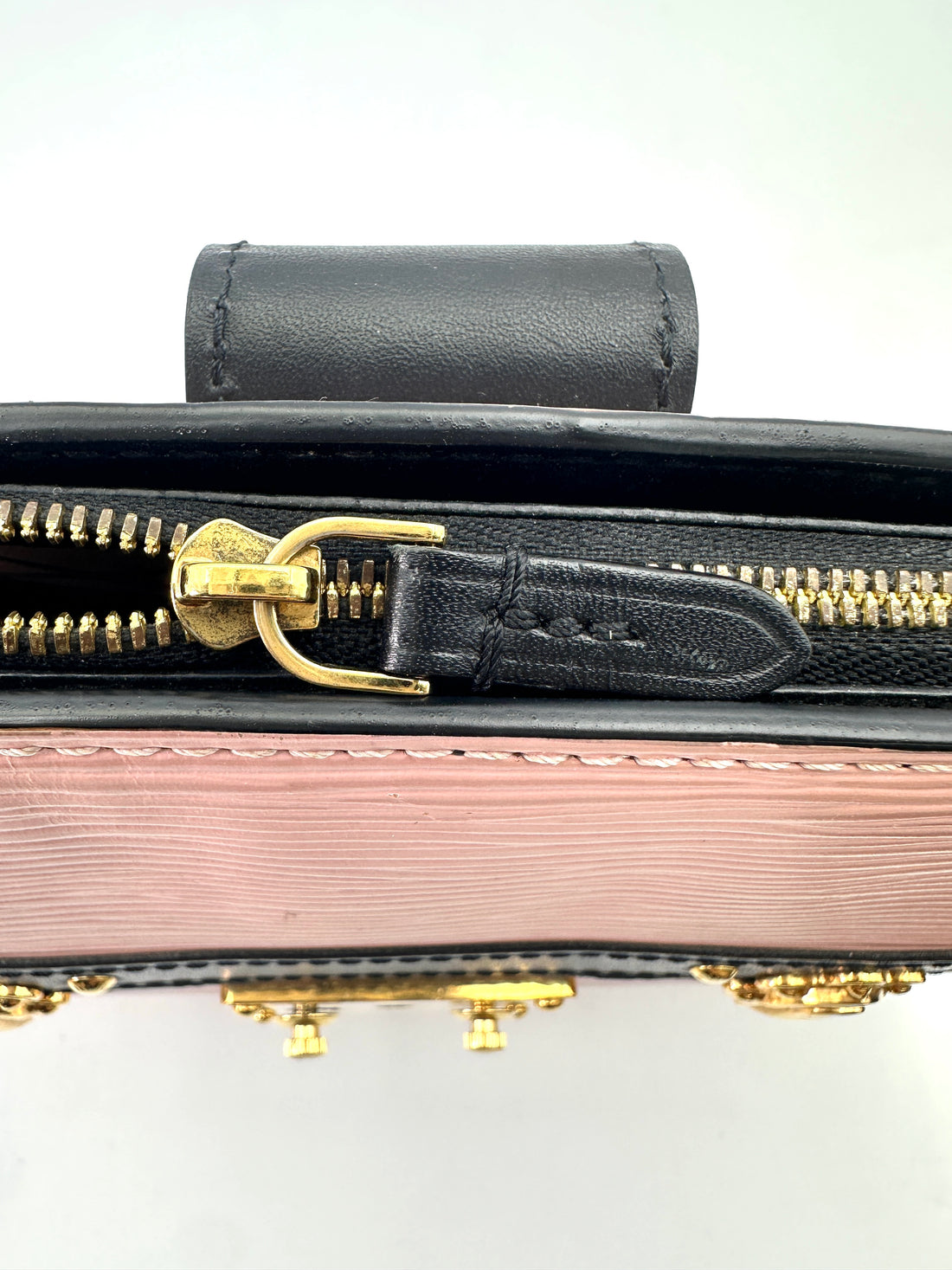 Louis Vuitton Pink Epi Leather Trunk Clutch LV2429