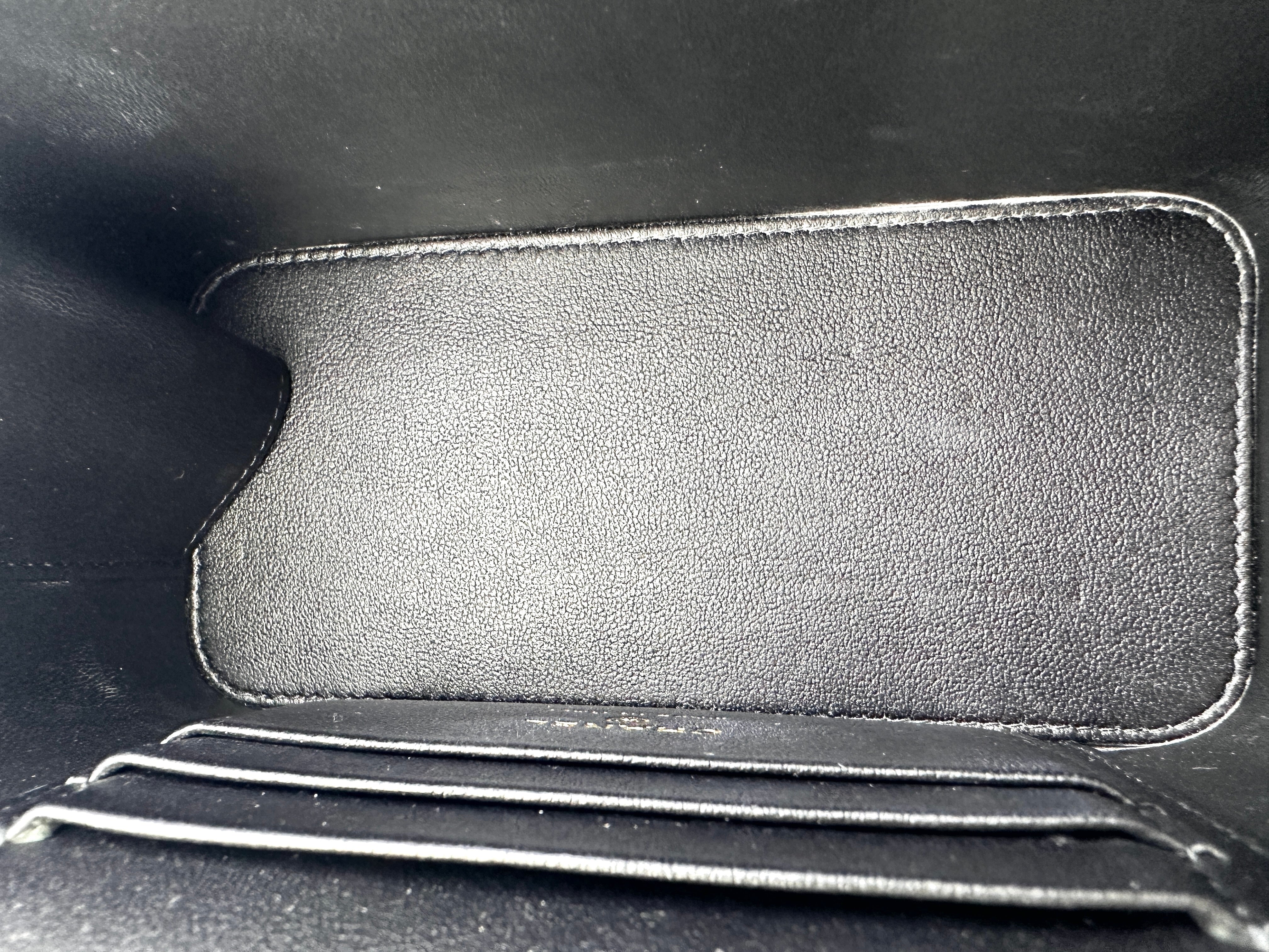 Chanel Black Quilted Leather Top Handle Vanity Cargo Case(PH***19) CC1781