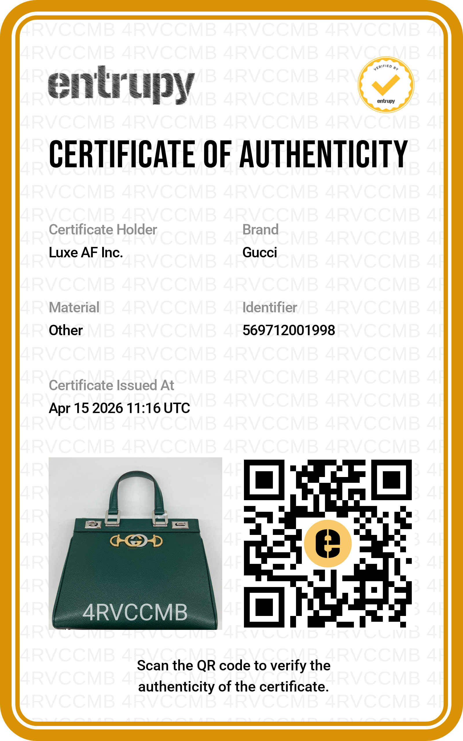 Gucci Zumi Green Leather Small Size Handle Bag GG847