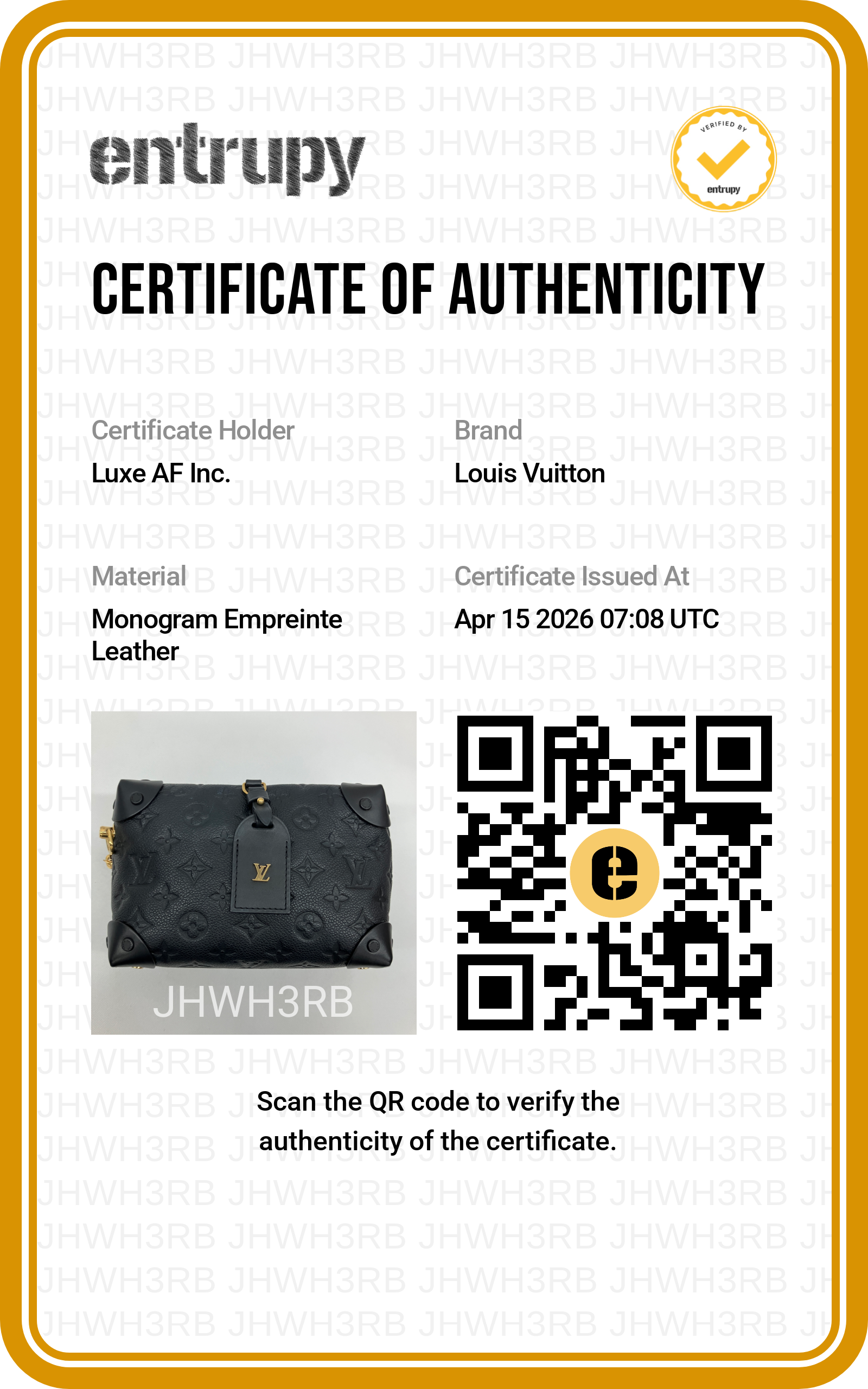 Louis Vuitton Petite Malle Souple Black Monogram Empreinte Handle Bag LV2430
