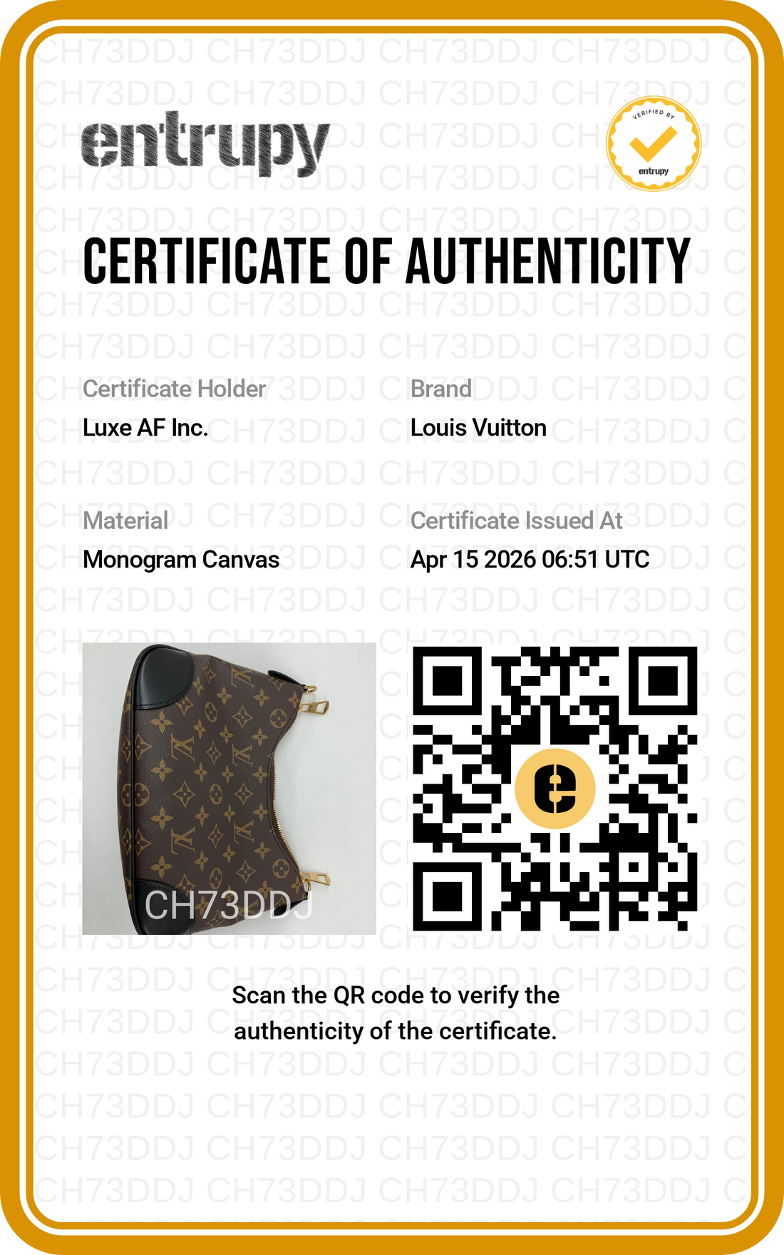 Louis Vuitton Bunlogne Monogram Canvas Shoulder Bag With Black Cowhide Leather Trim LVF260416