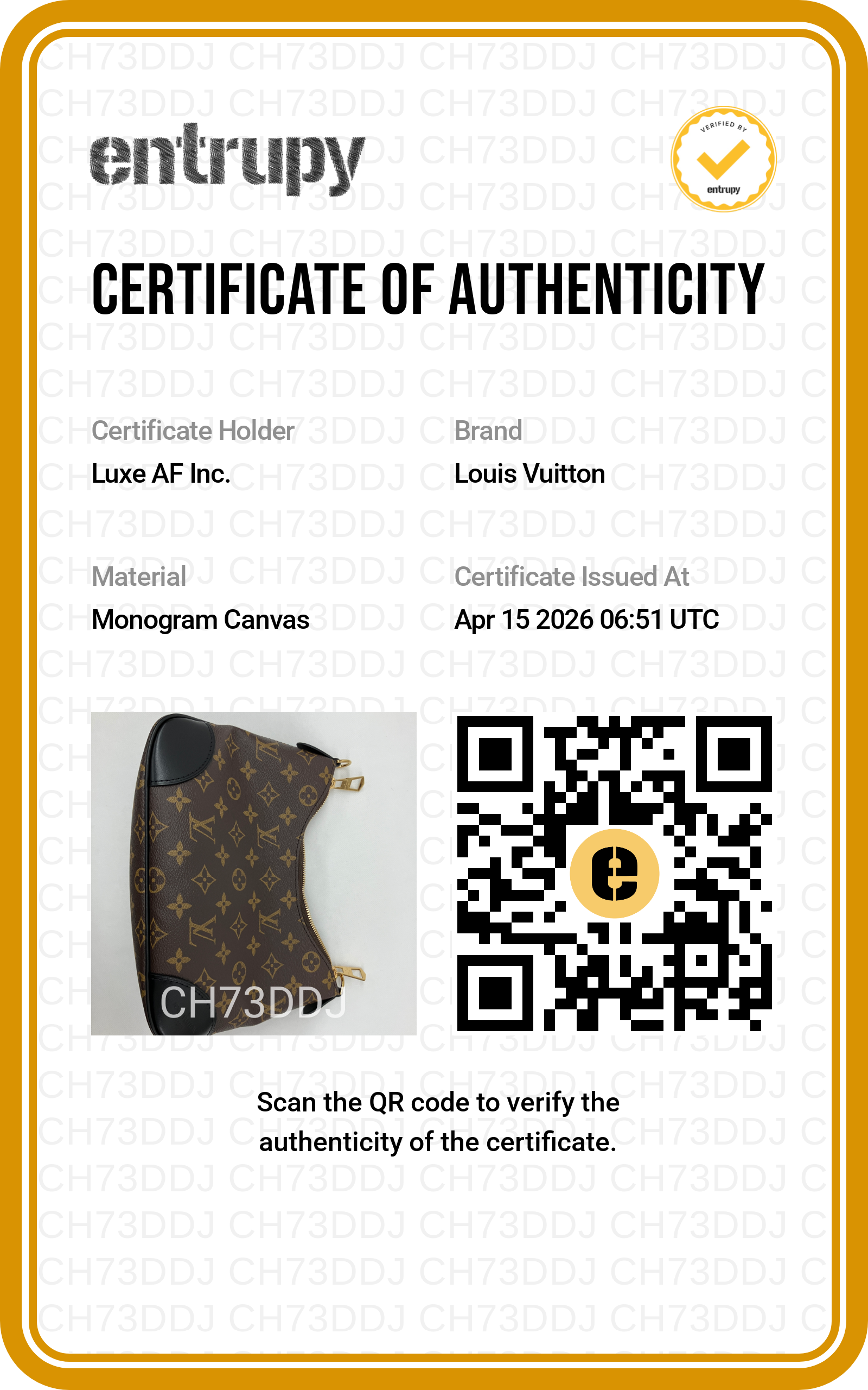 Louis Vuitton Bunlogne Monogram Canvas Shoulder Bag With Black Cowhide Leather Trim LVF260422