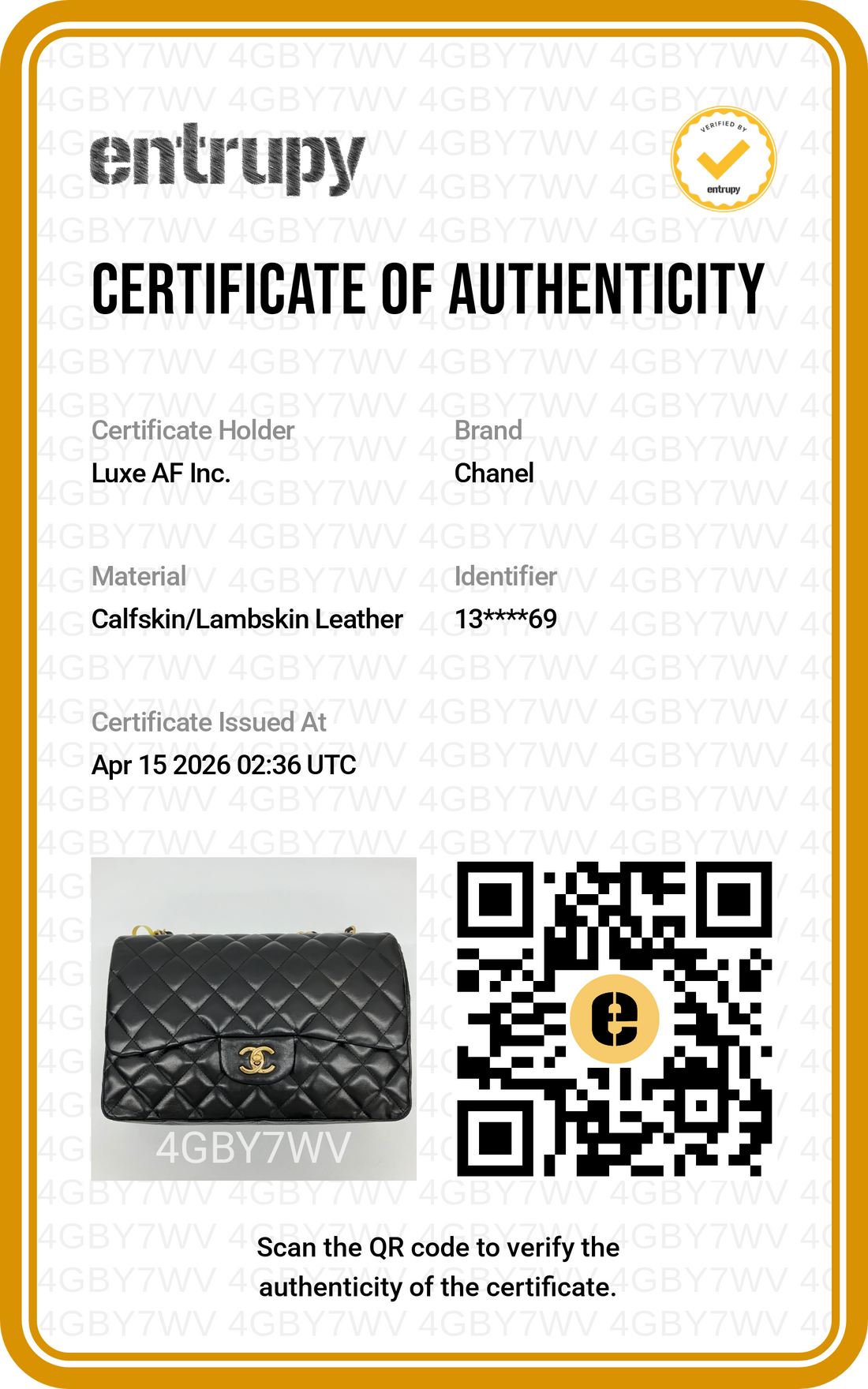 Chanel Classic Flap Black Quilted Lambskin Jumbo Shoulder Bag(13***69) IRIS175