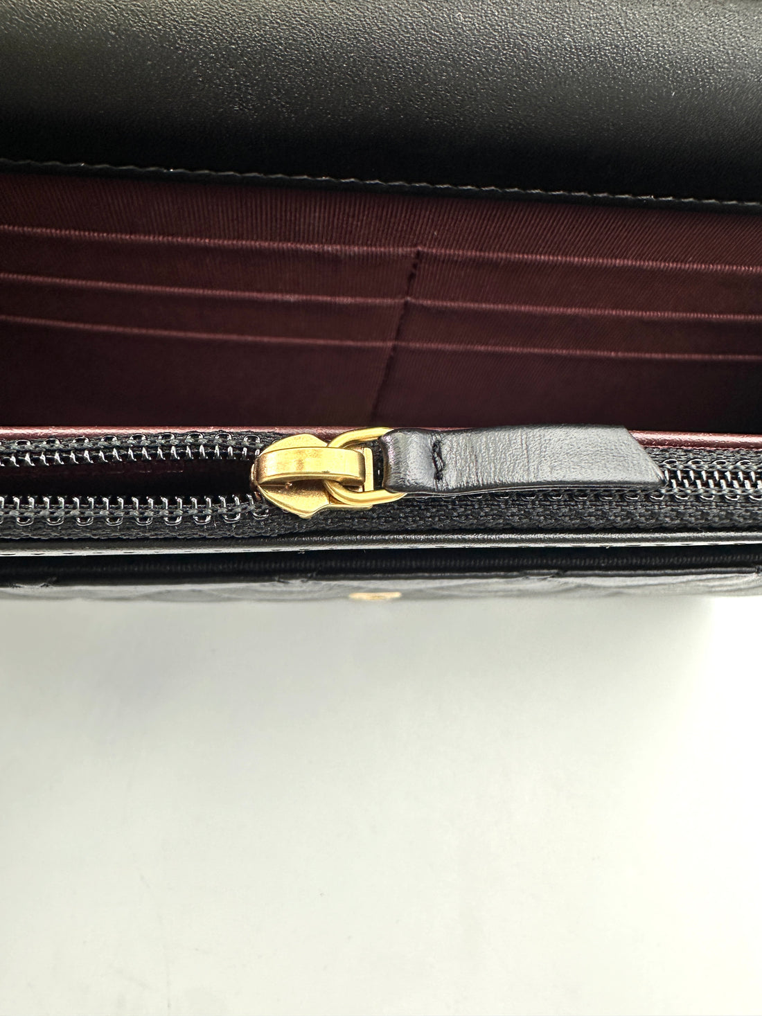Chanel 2.55 Reissue Black Quilted Leather Wallet On Chain(21***93) CC1784