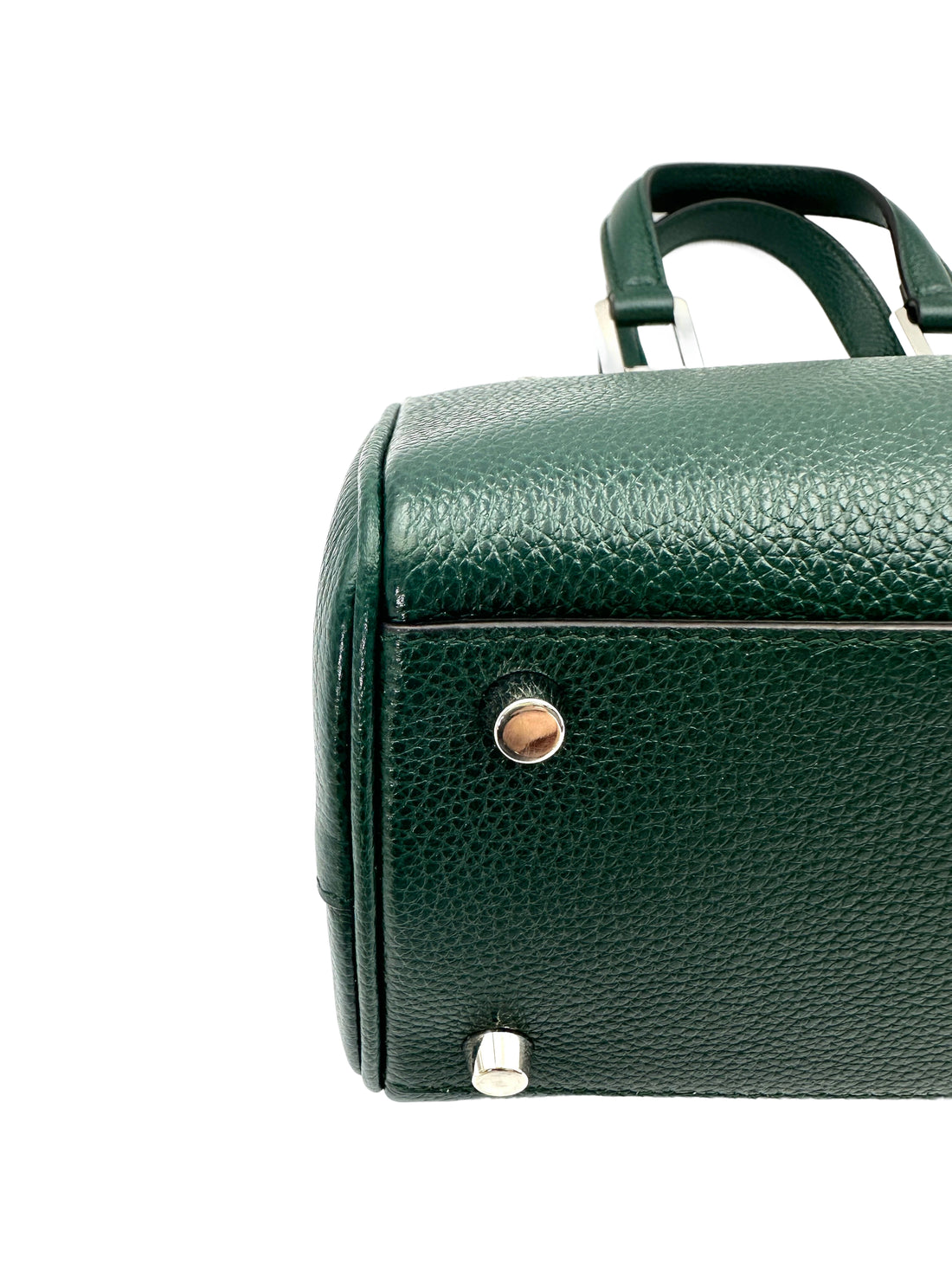 Gucci Zumi Green Leather Small Size Handle Bag GG847
