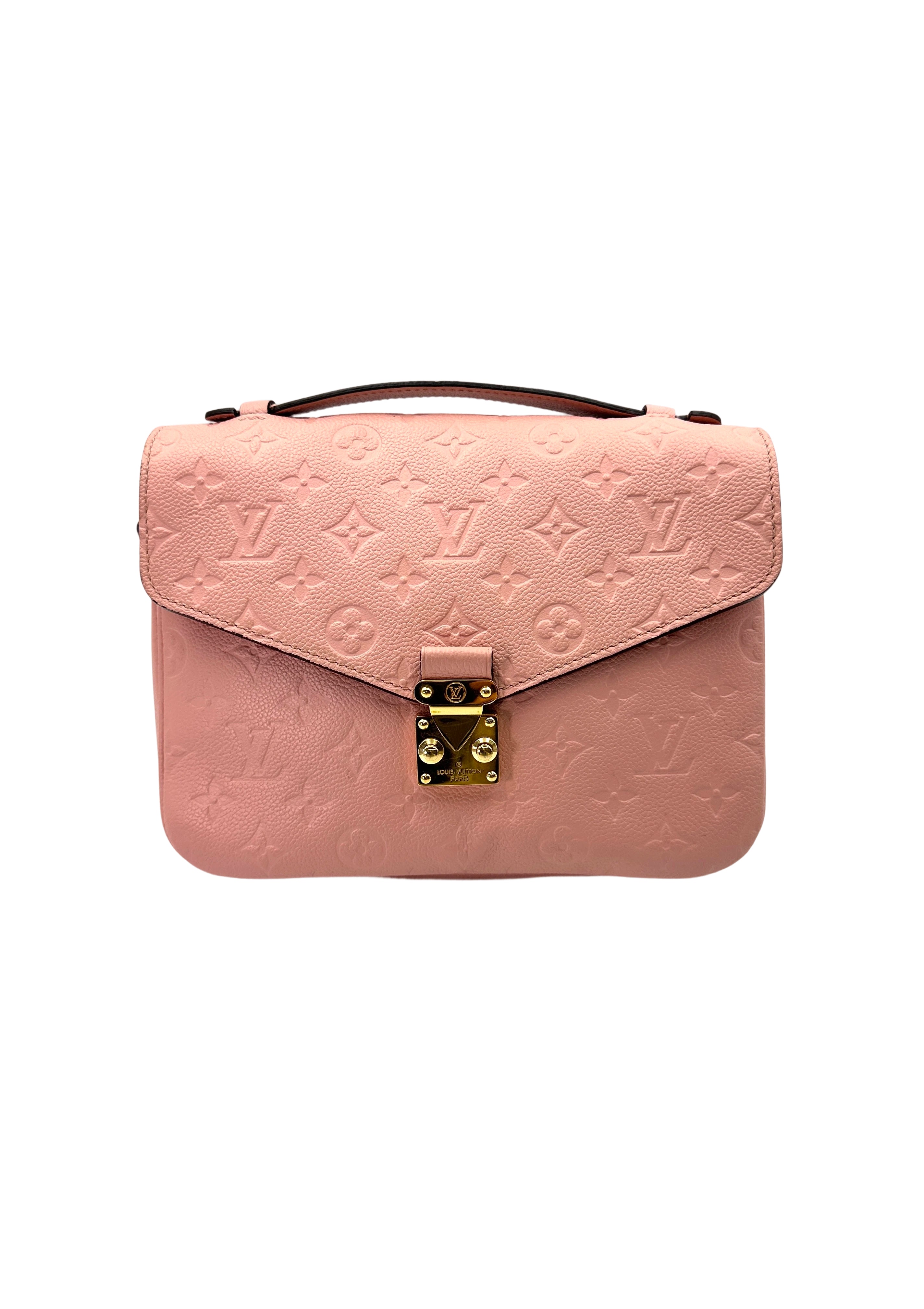 Louis Vuitton Pink Monogram Empreinte Canvas Pochette Metis LV2433