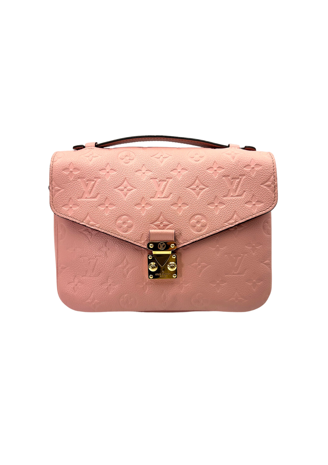 Louis Vuitton Pink Monogram Empreinte Canvas Pochette Metis LV2433