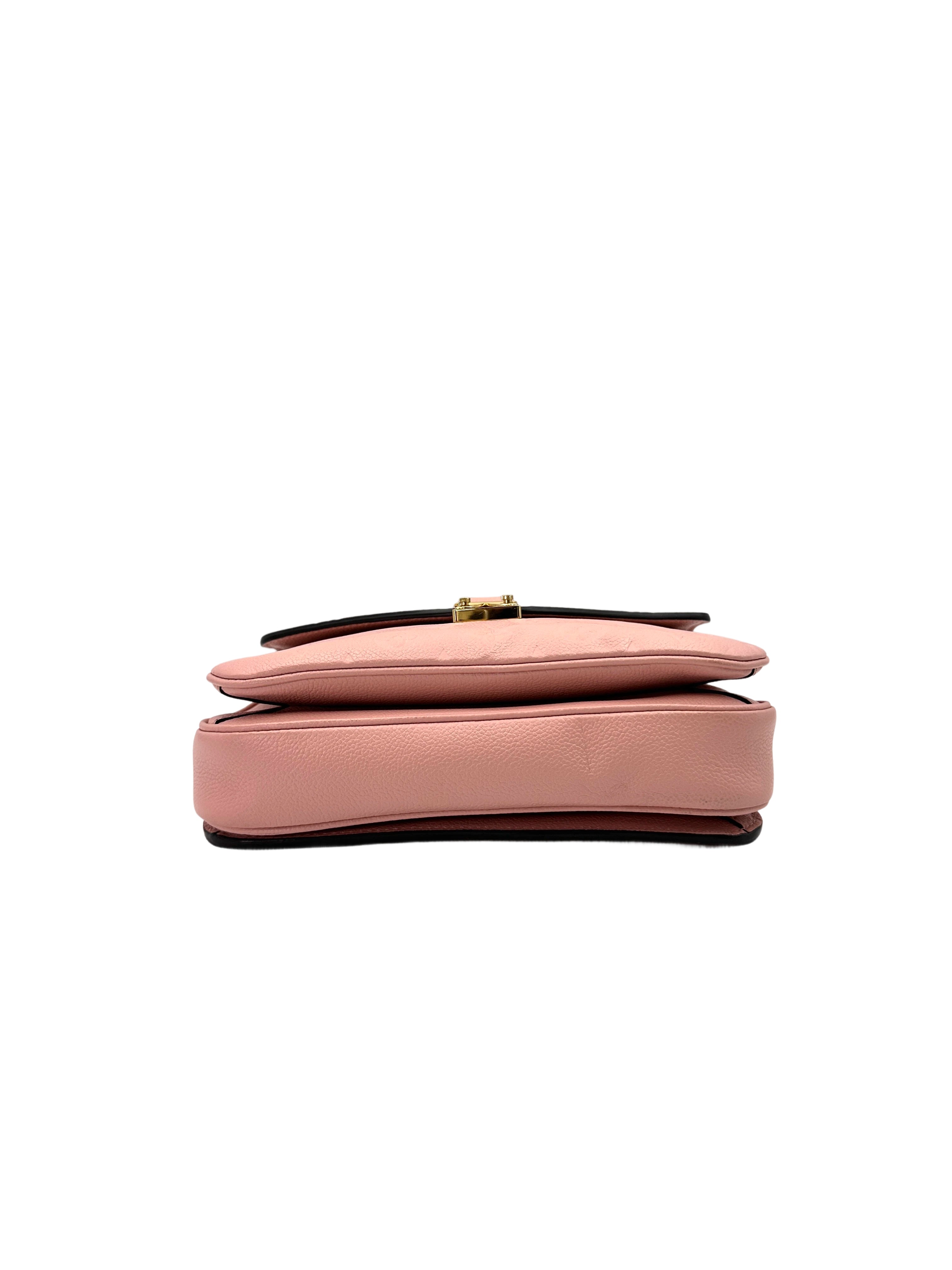 Louis Vuitton Pink Monogram Empreinte Canvas Pochette Metis LV2433