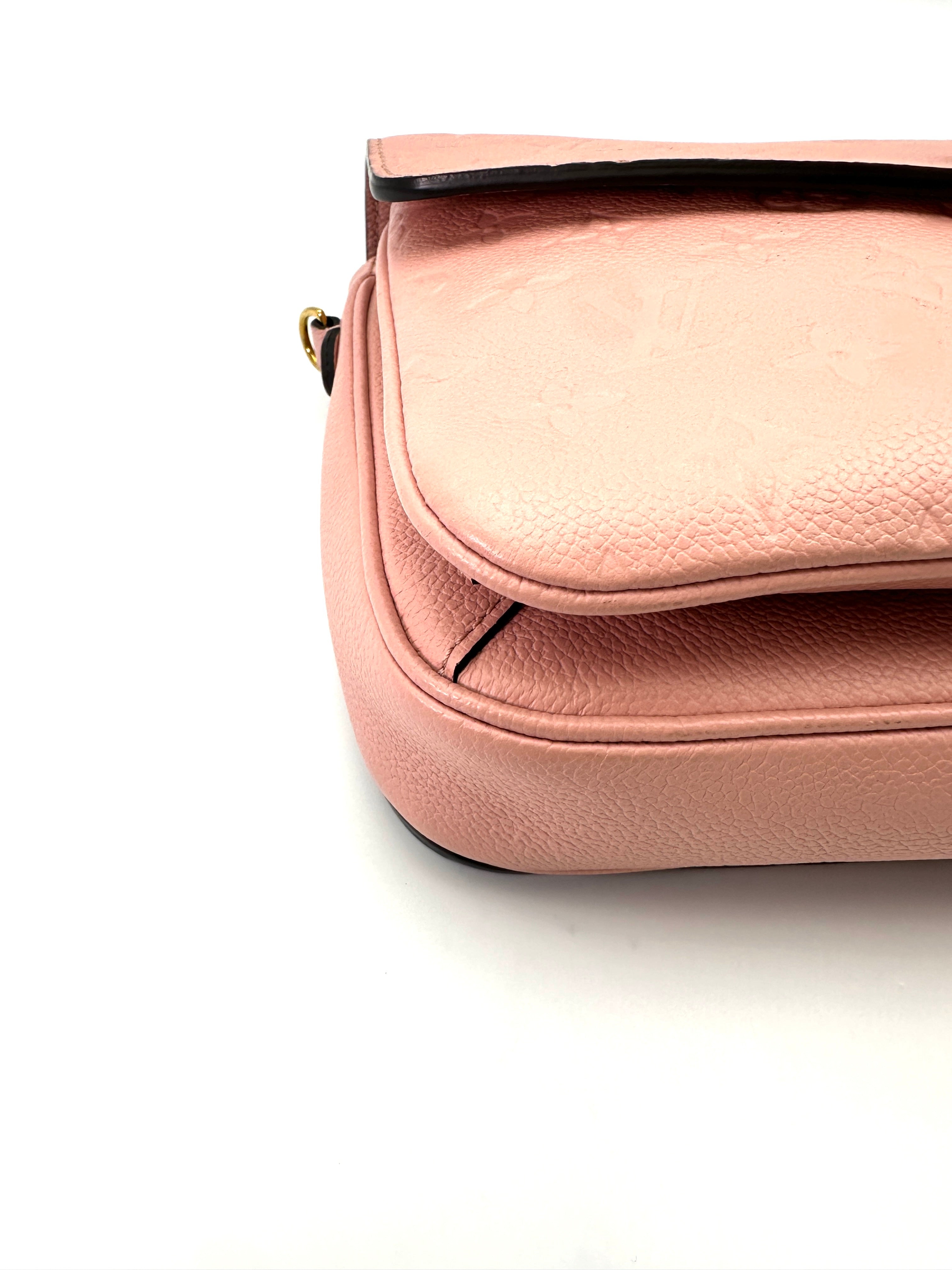 Louis Vuitton Pink Monogram Empreinte Canvas Pochette Metis LV2433