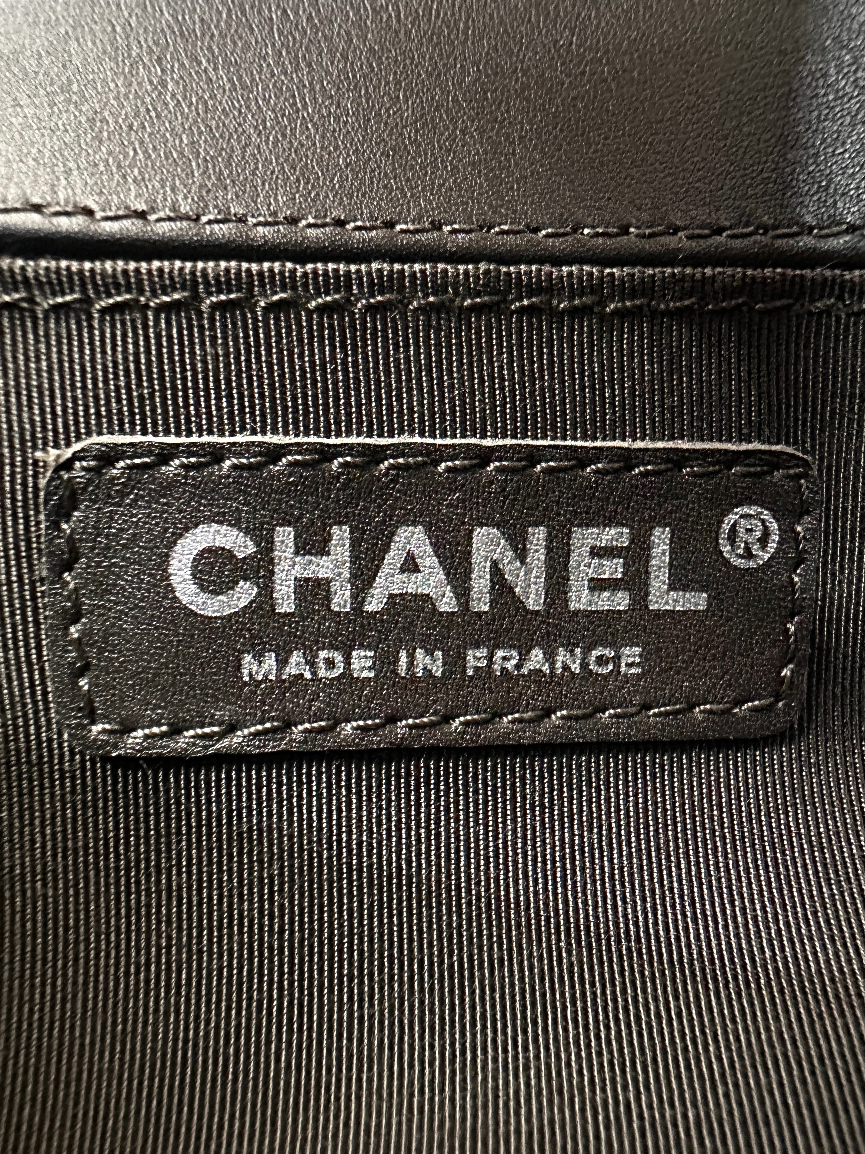 Chanel Paris-Salzburg LeBoy Grey Quilted Braided Trim Leather Top Handle Flap Bag With Aged Silver Buckle(21***28) CC1782