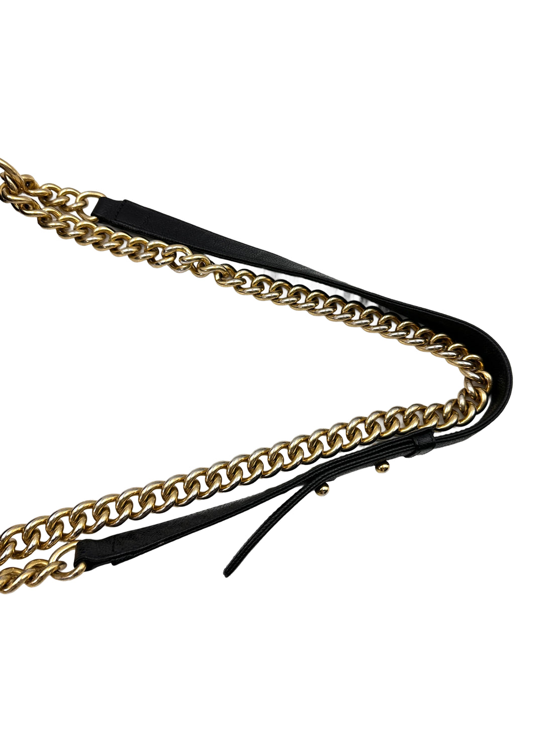 Chanel LeBoy Black Quilted Leather Medium Size Flap Bag With Gold Buckle(23***25) IRIS166