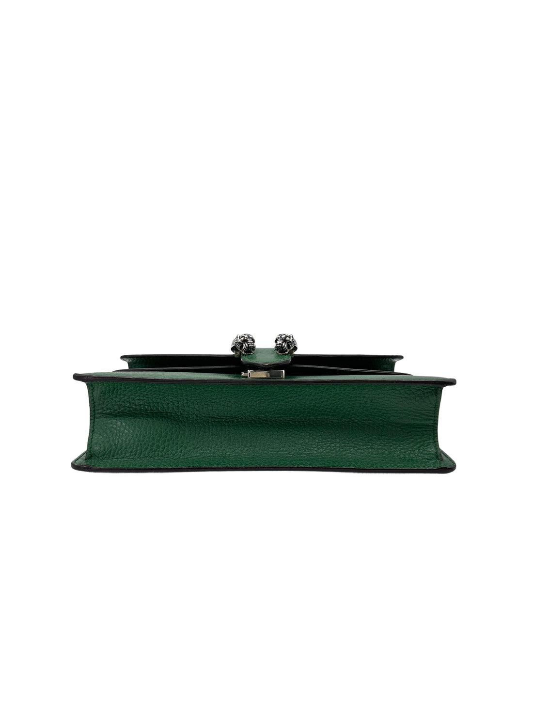 Gucci Dionysus Green Leather Medium Size Shoulder Bag With Blue Enamel GG848