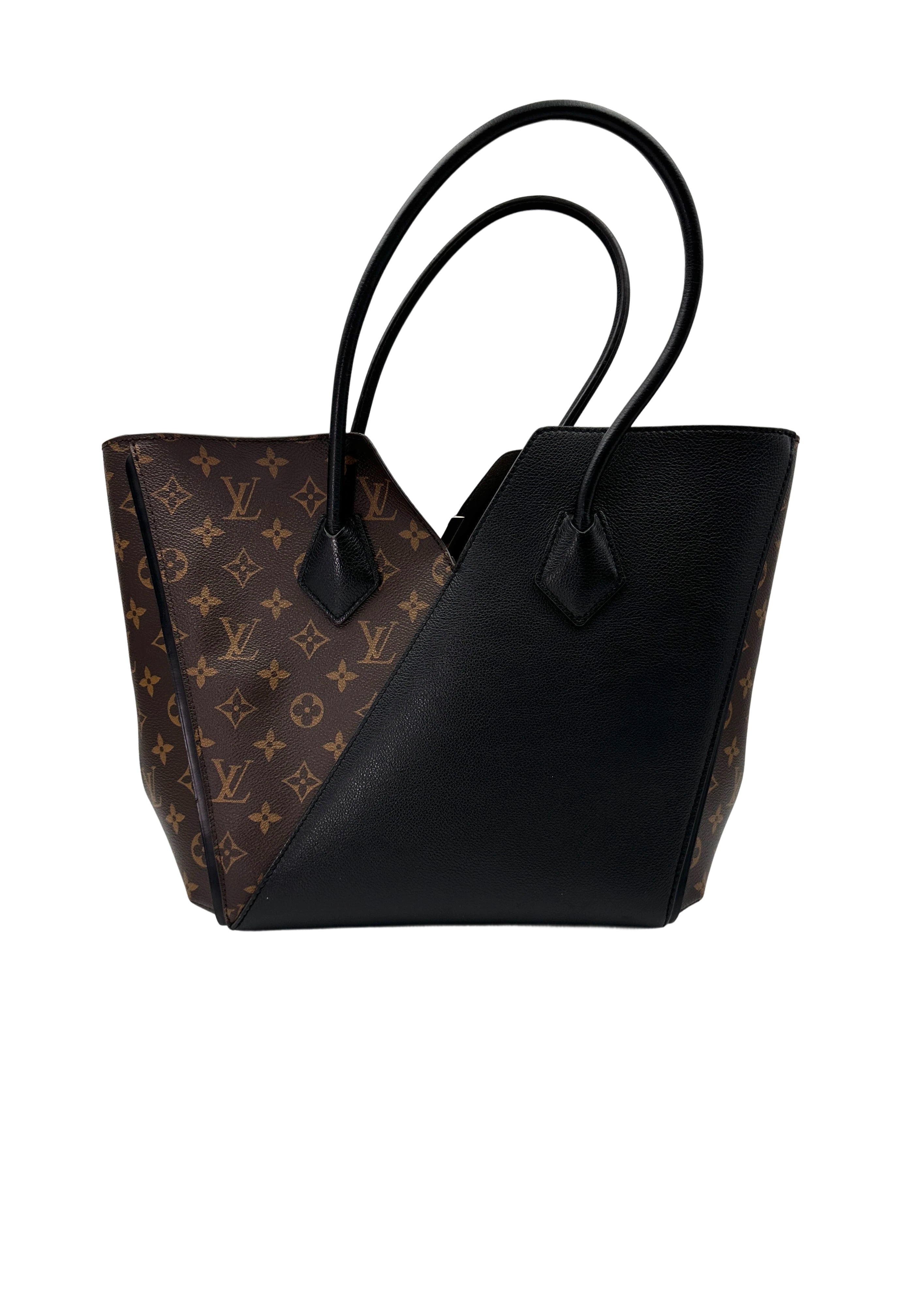 Louis Vuitton Kimono Monogram Canvas & Black Leather Tote Bag LV2435