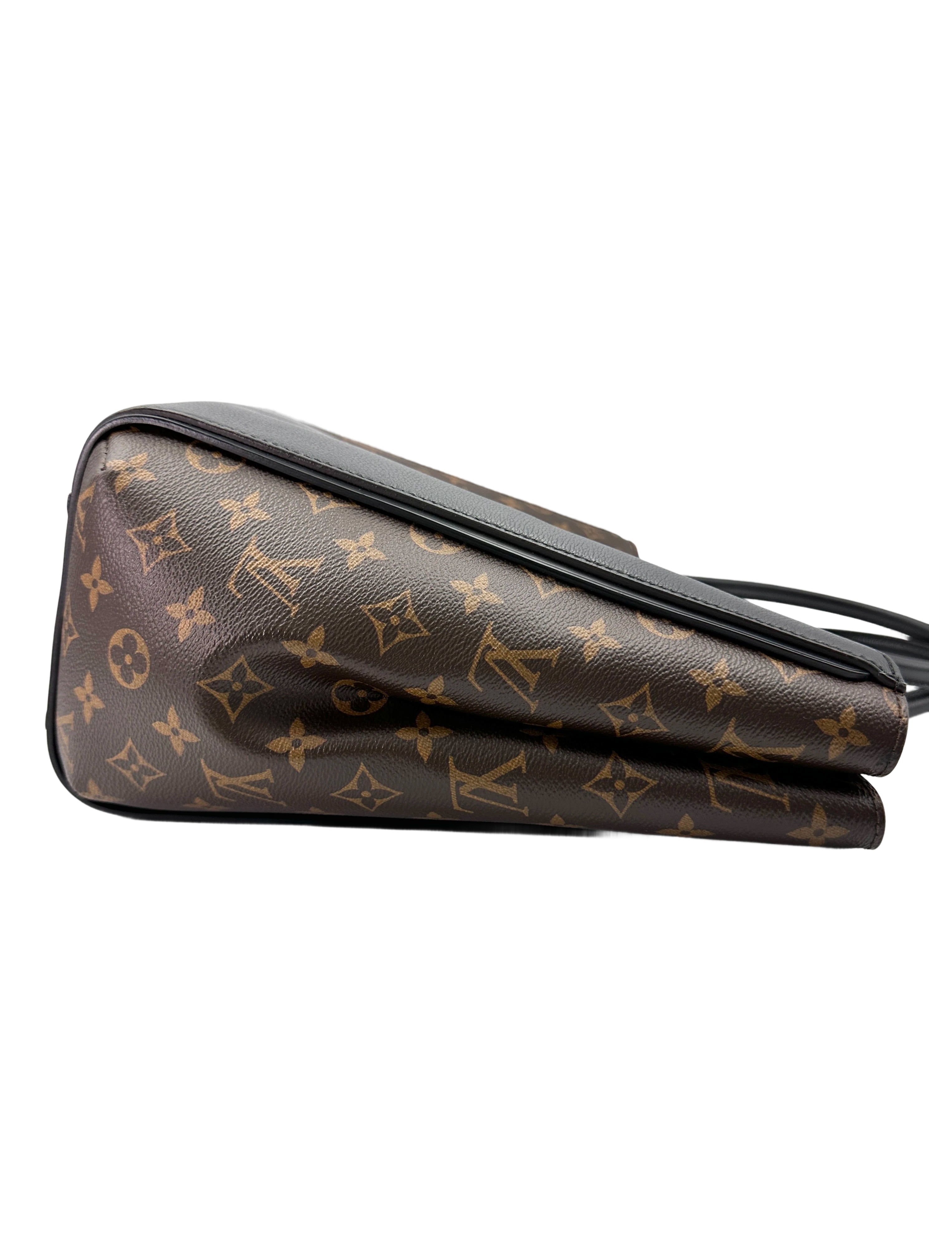 Louis Vuitton Kimono Monogram Canvas & Black Leather Tote Bag LV2435