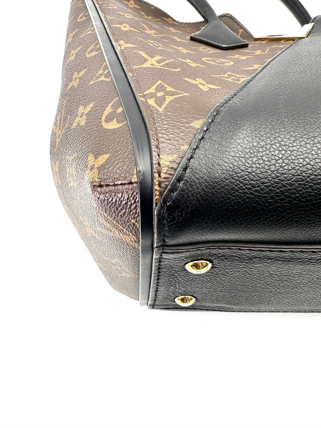 Louis Vuitton Kimono Monogram Canvas & Black Leather Tote Bag LV2435