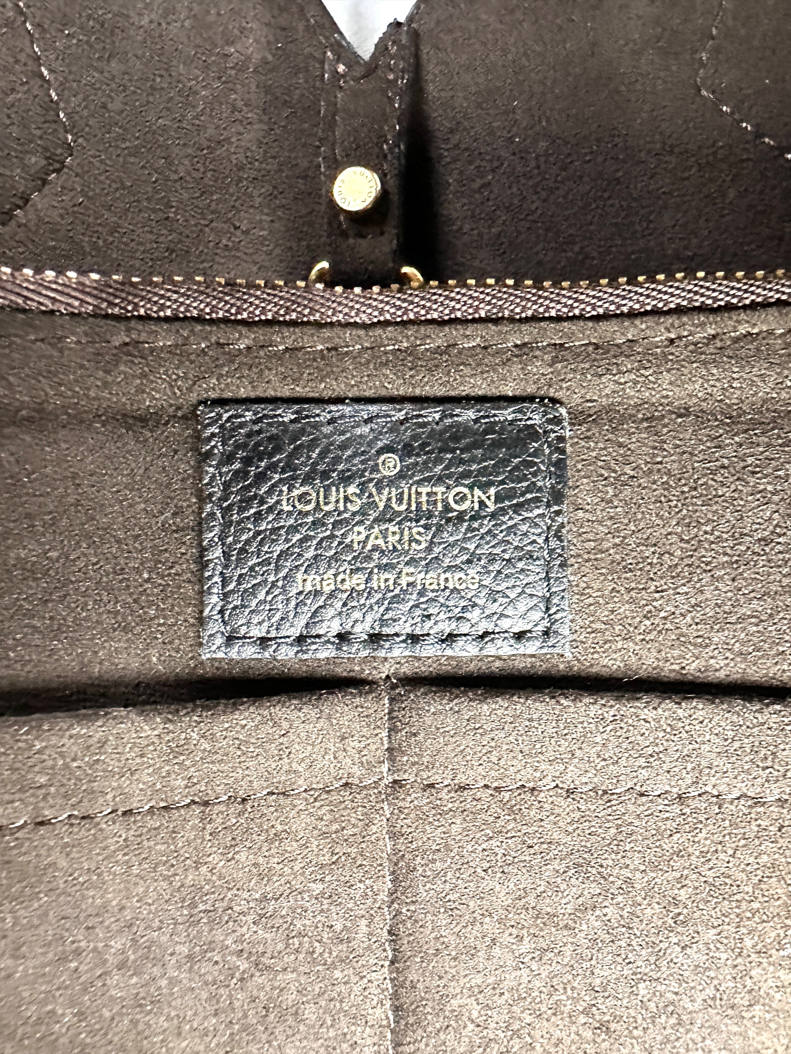 Louis Vuitton Kimono Monogram Canvas & Black Leather Tote Bag LV2435