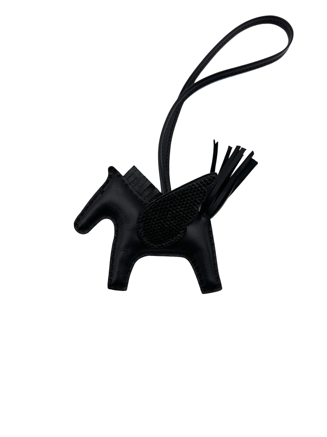 Hermes Rodeo Pegase Black Bag Charm HRA260422